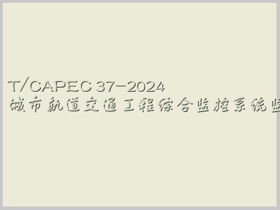 T/CAPEC 37-2024封面图