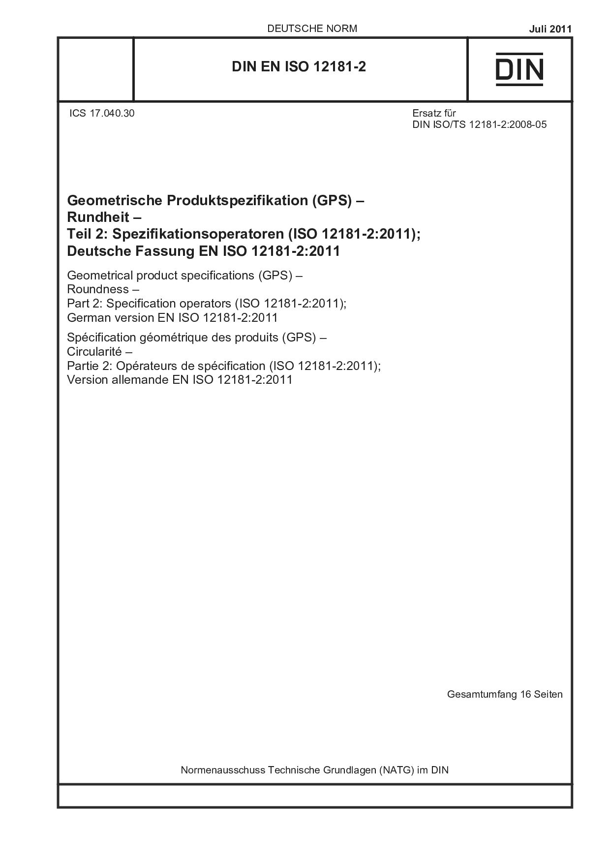 DIN EN ISO 12181-2:2011-07
