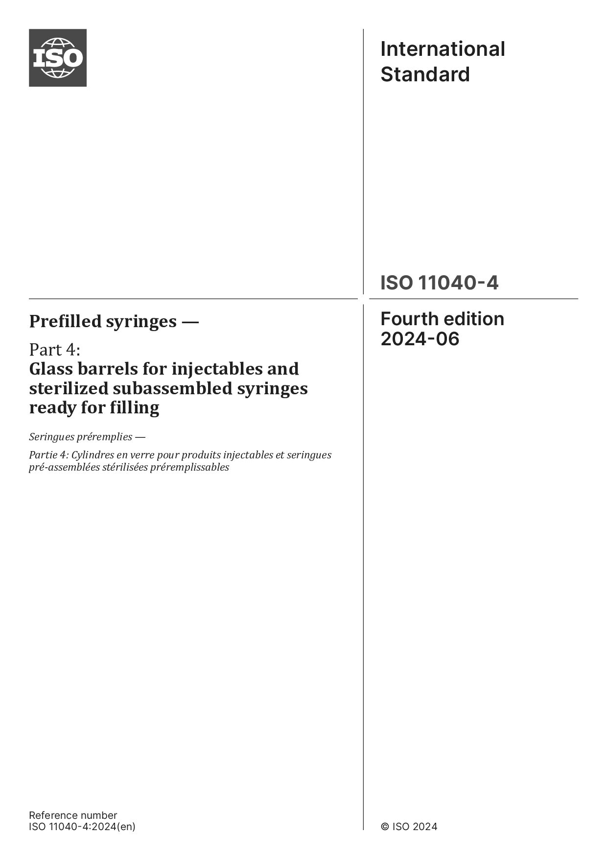 ISO 11040-4:2024封面图