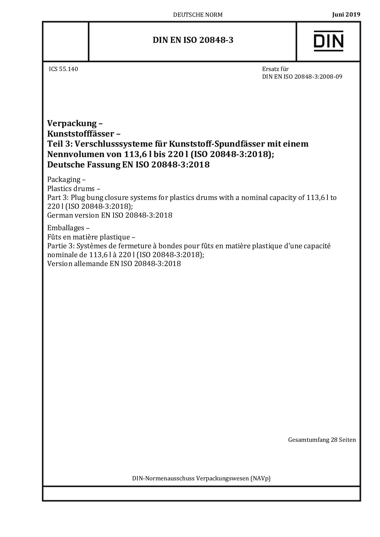 DIN EN ISO 20848-3:2019-06封面图