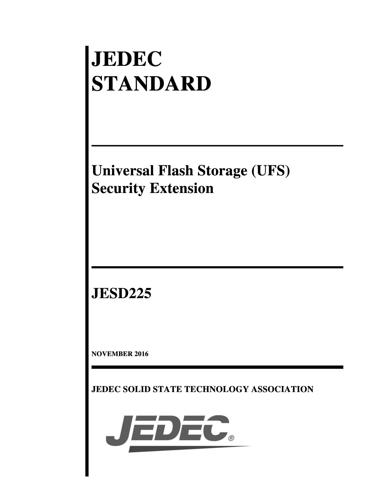 JEDEC JESD225-2016封面图