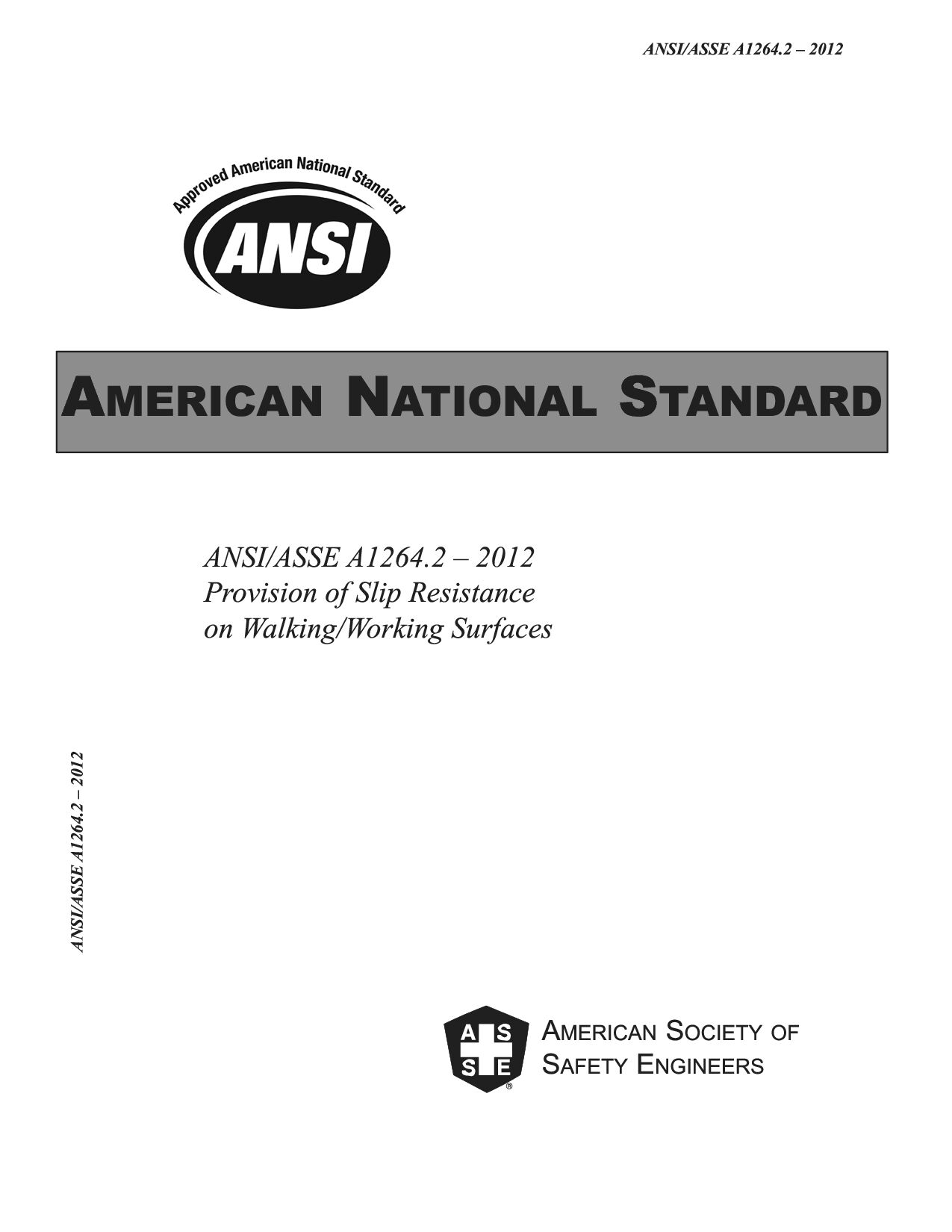 ANSI/ASSE A1264.2-2012