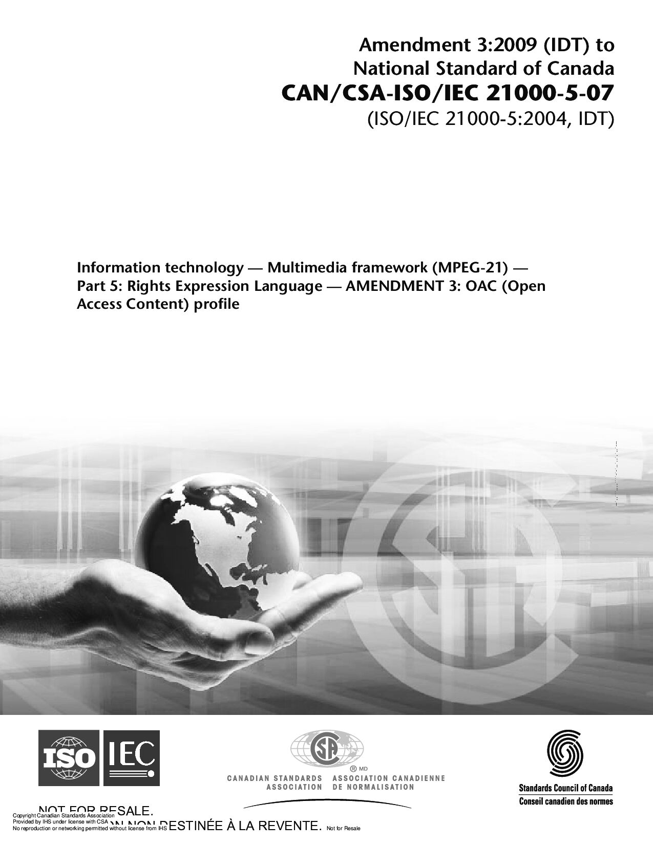 ISO/IEC 21000-5:2004/Amd 3:2008