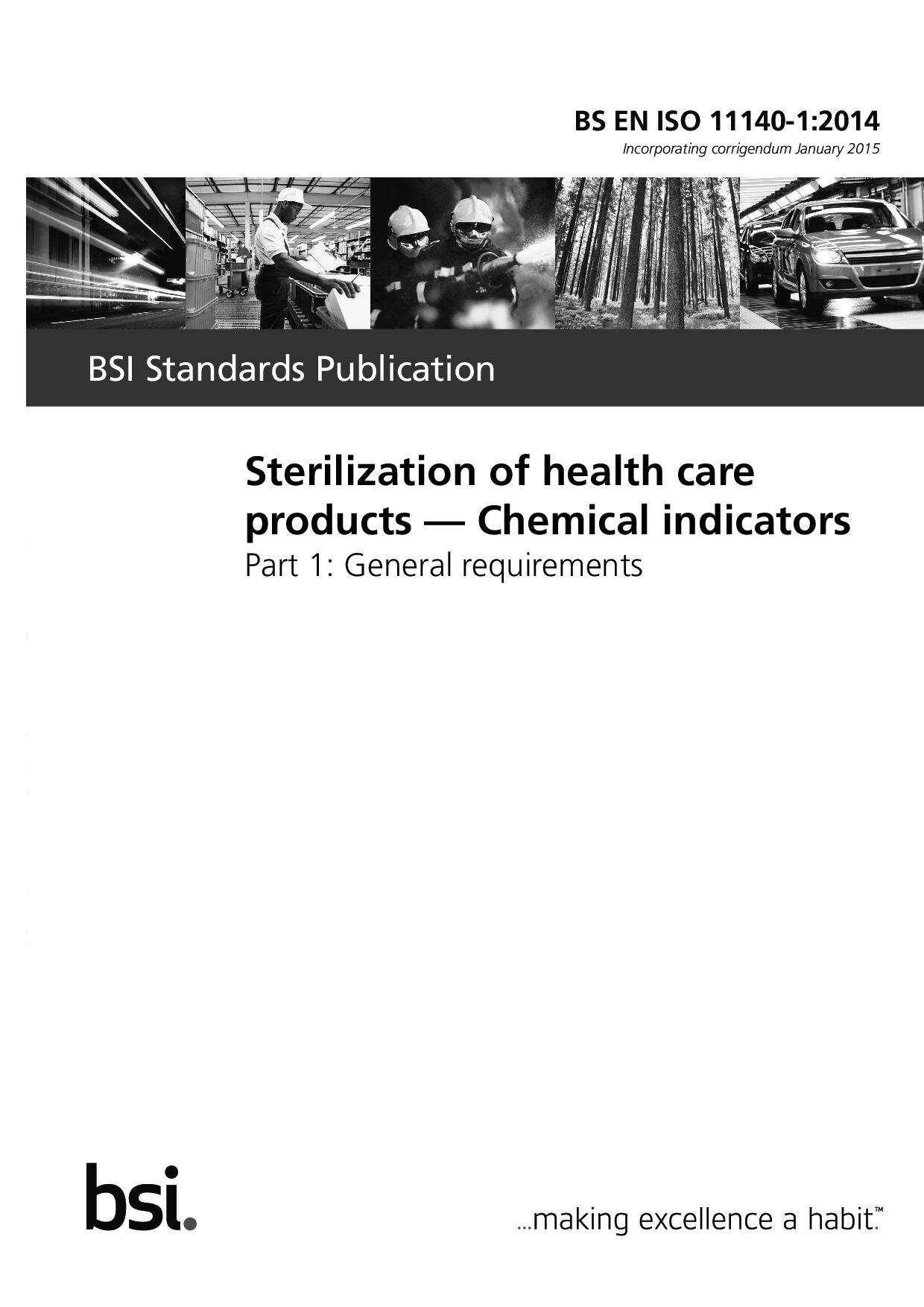 BS EN ISO 11140-1-2014
