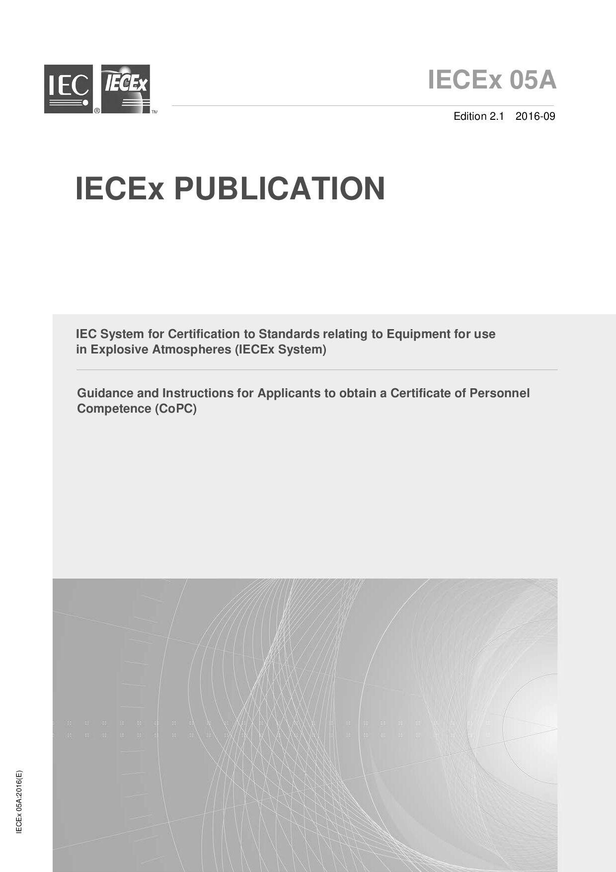 IECEx 05A:2016封面图