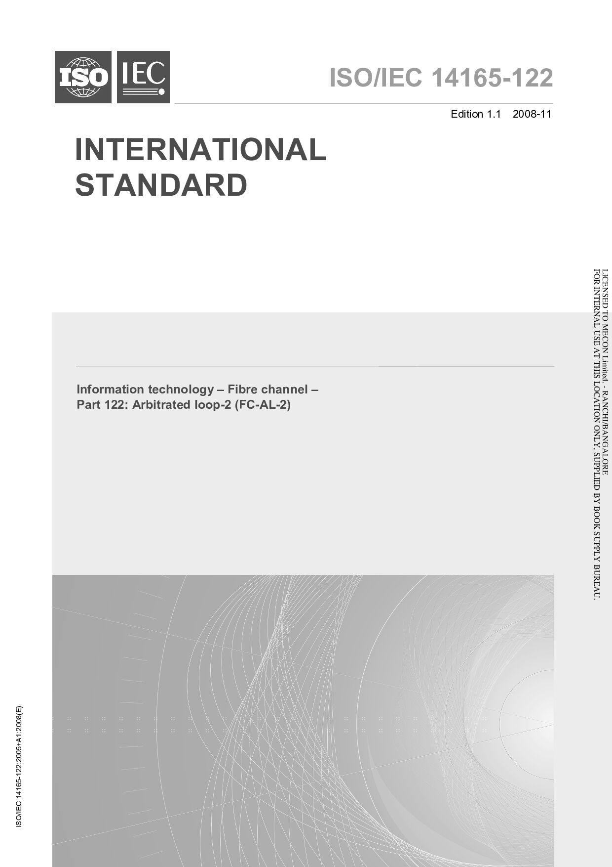 ISO/IEC 14165-122:2008封面图