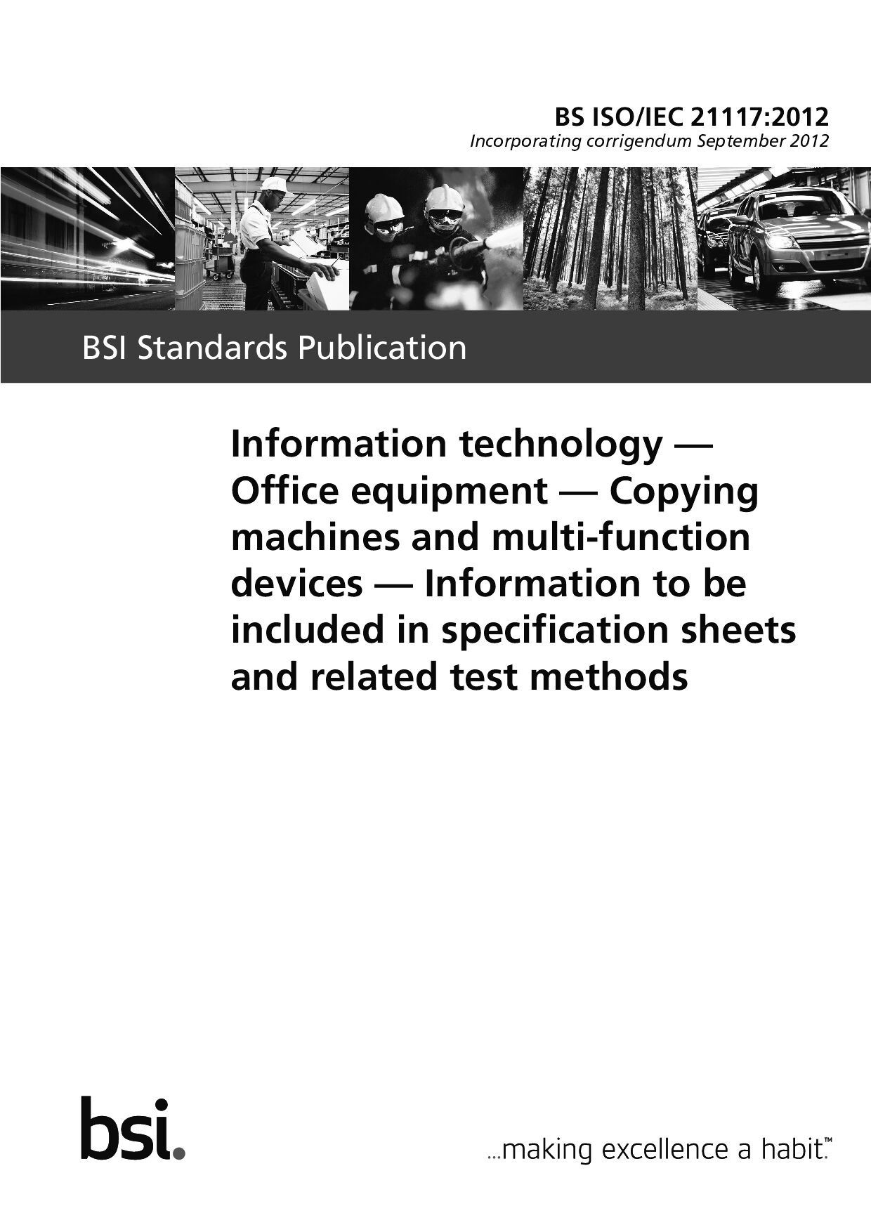 BS ISO/IEC 21117:2012