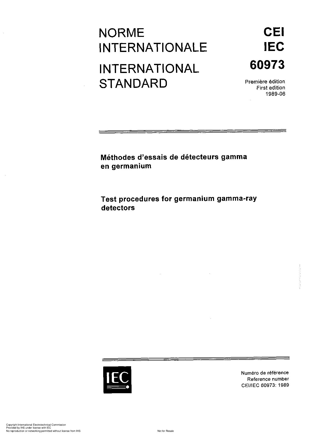 IEC 60973:1989封面图