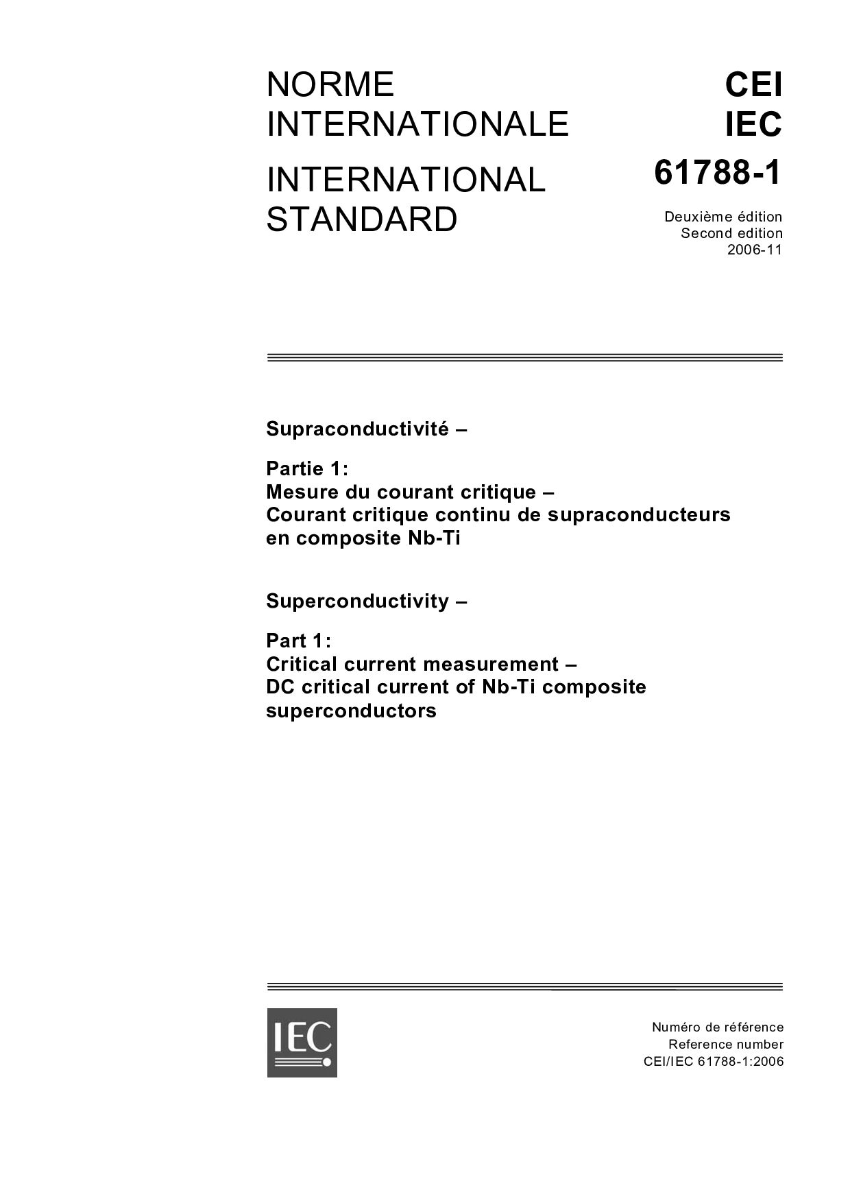 IEC 61788-1:2006