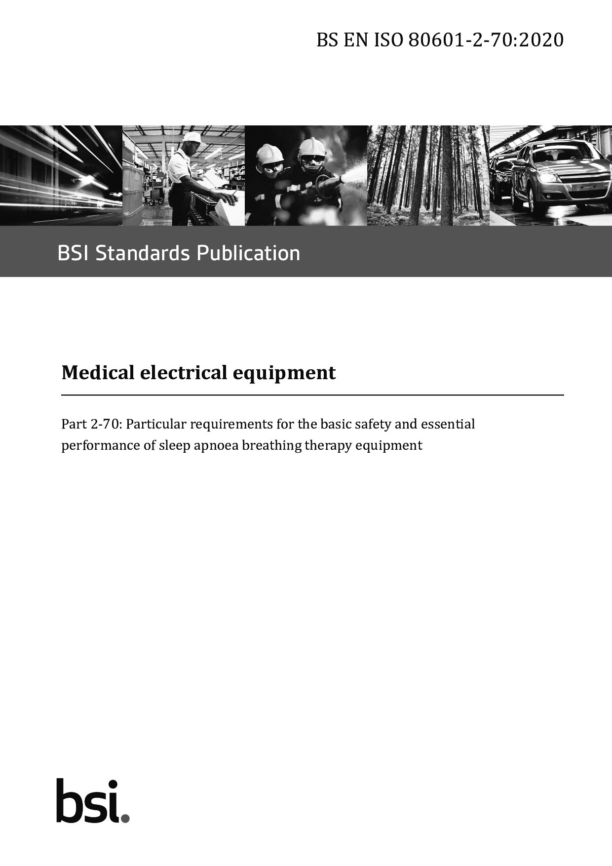 BS EN ISO 80601-2-70:2020