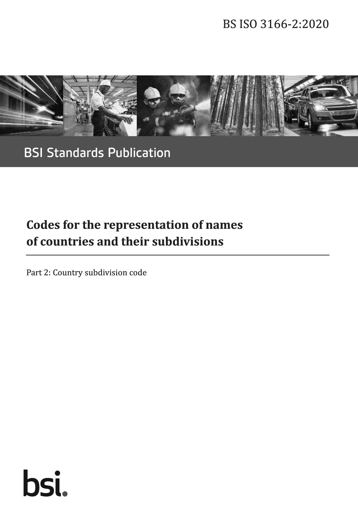 BS ISO 3166-2:2020封面图
