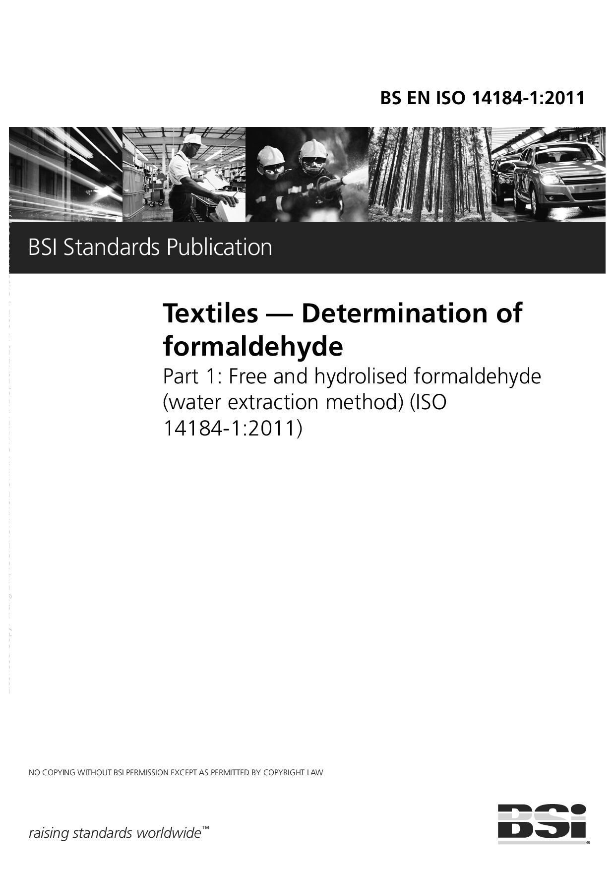 BS EN ISO 14184-1:2011封面图