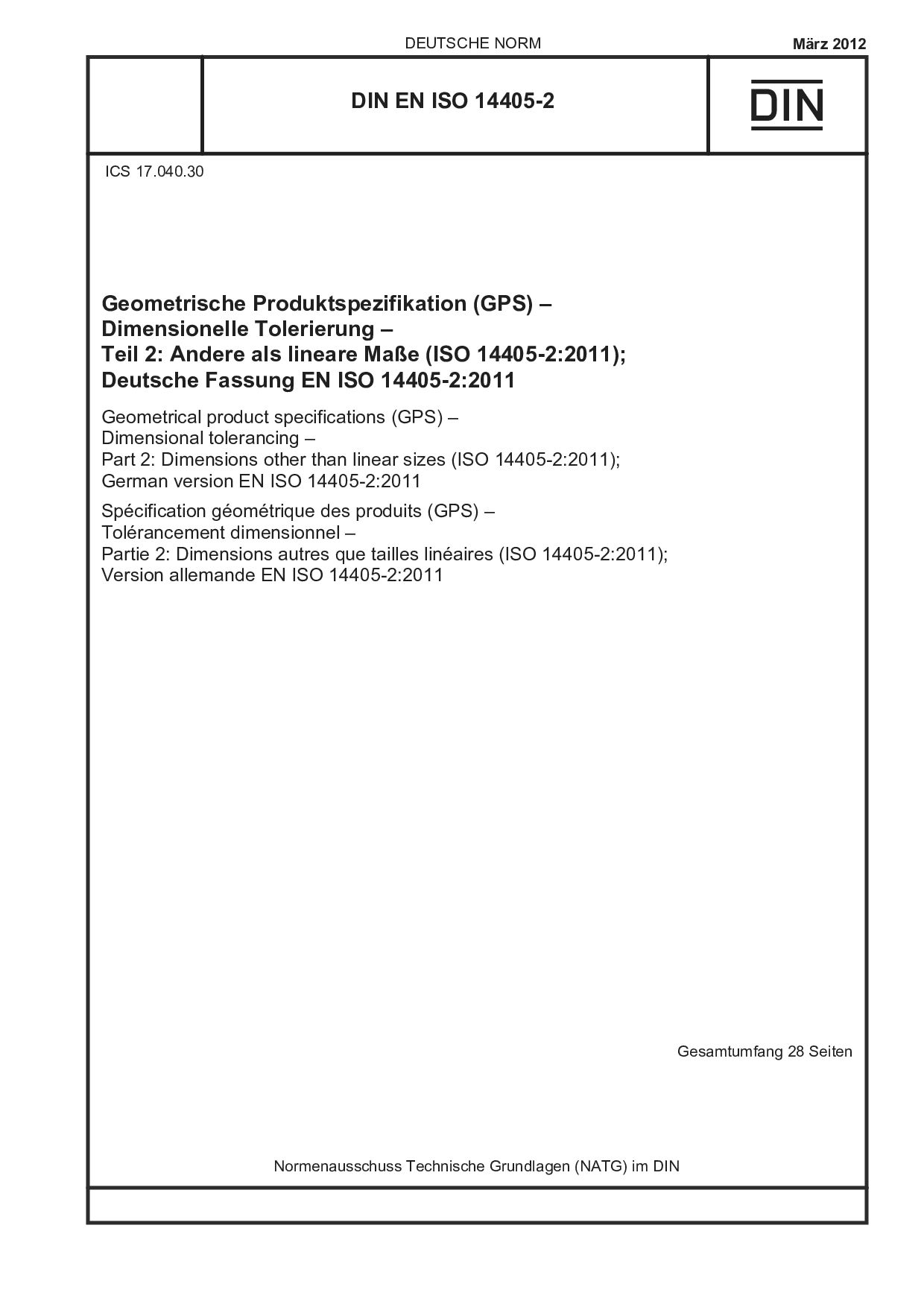 DIN EN ISO 14405-2:2012
