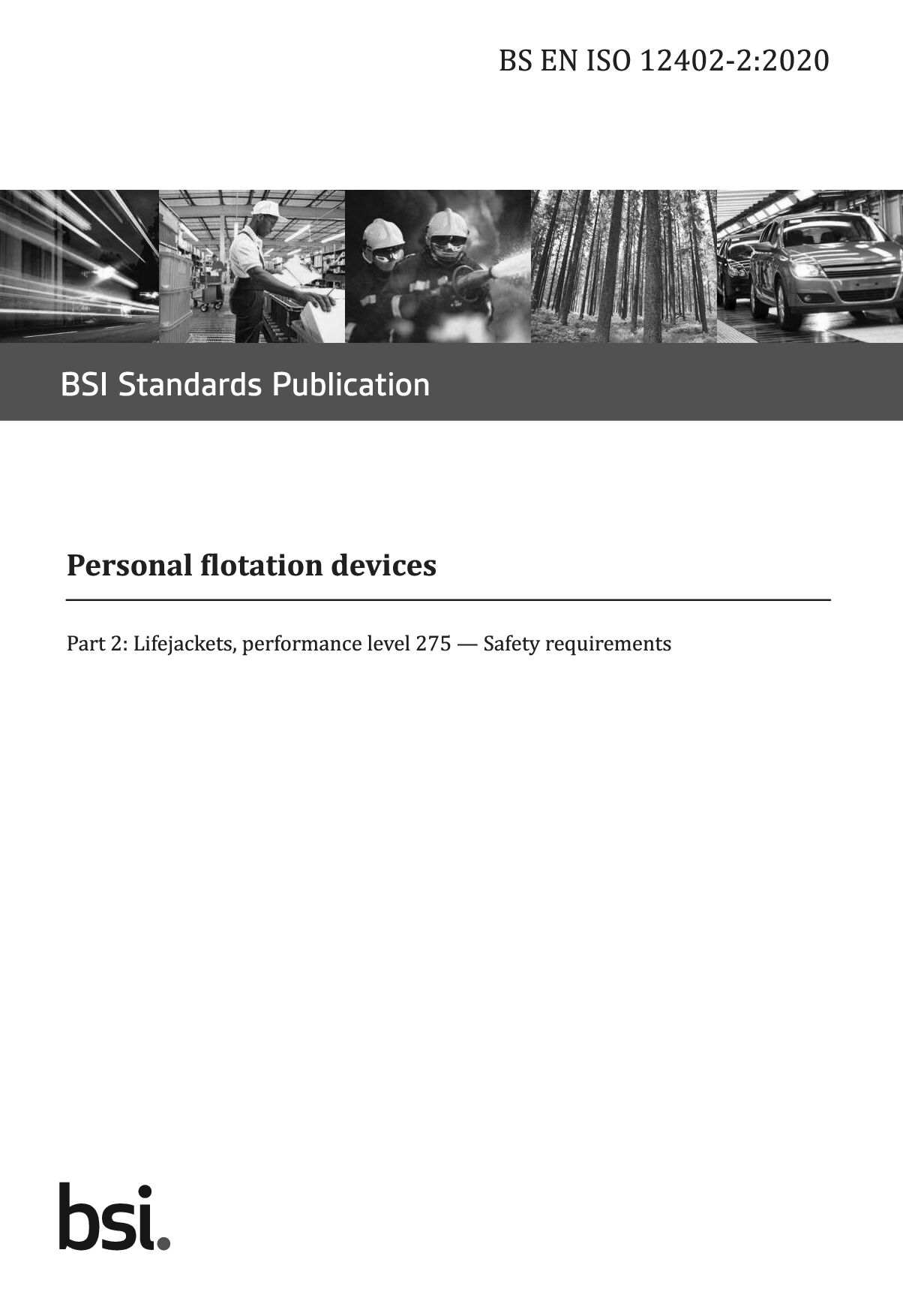 BS EN ISO 12402-2:2020
