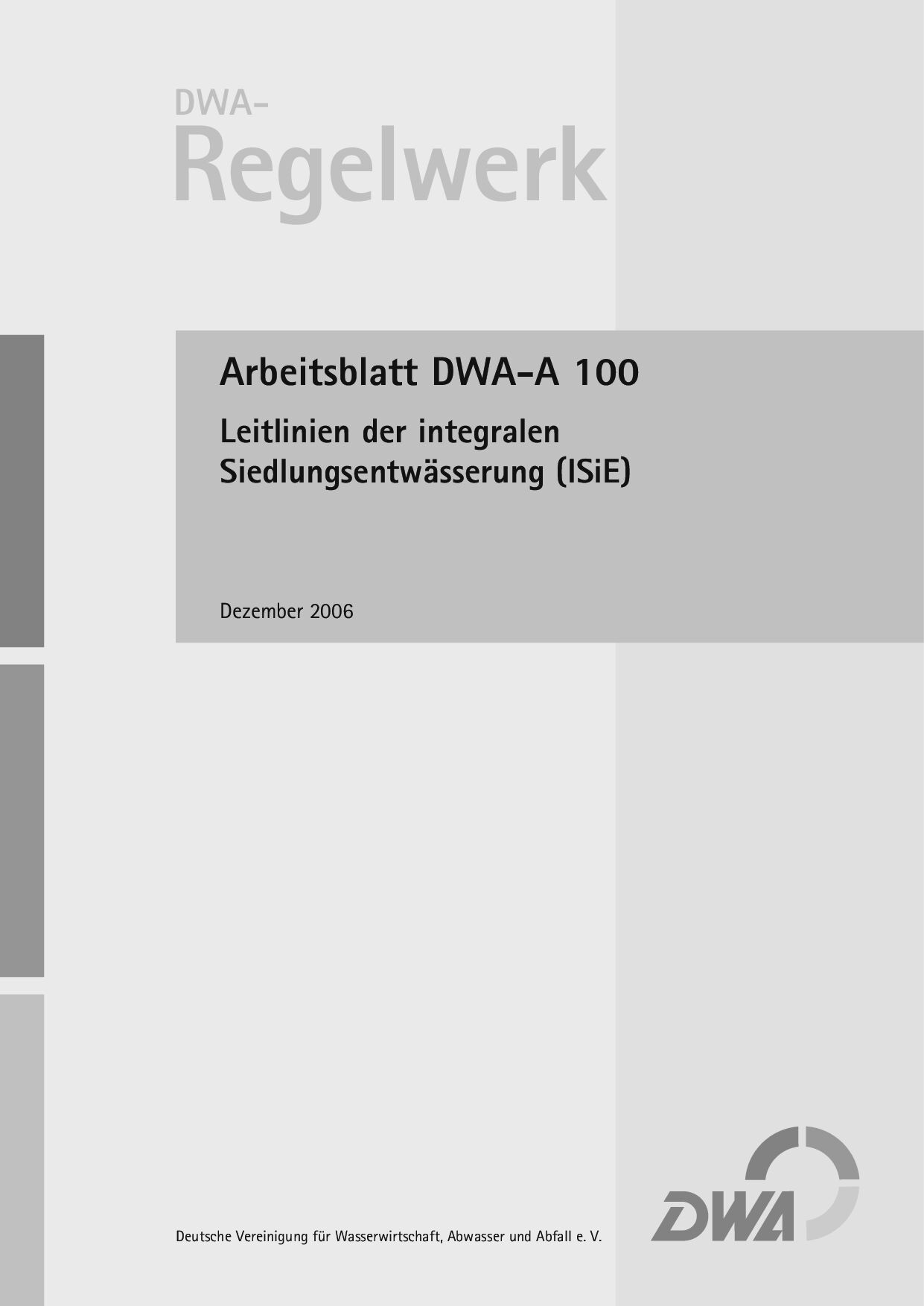 DWA-A 100:2006-12封面图