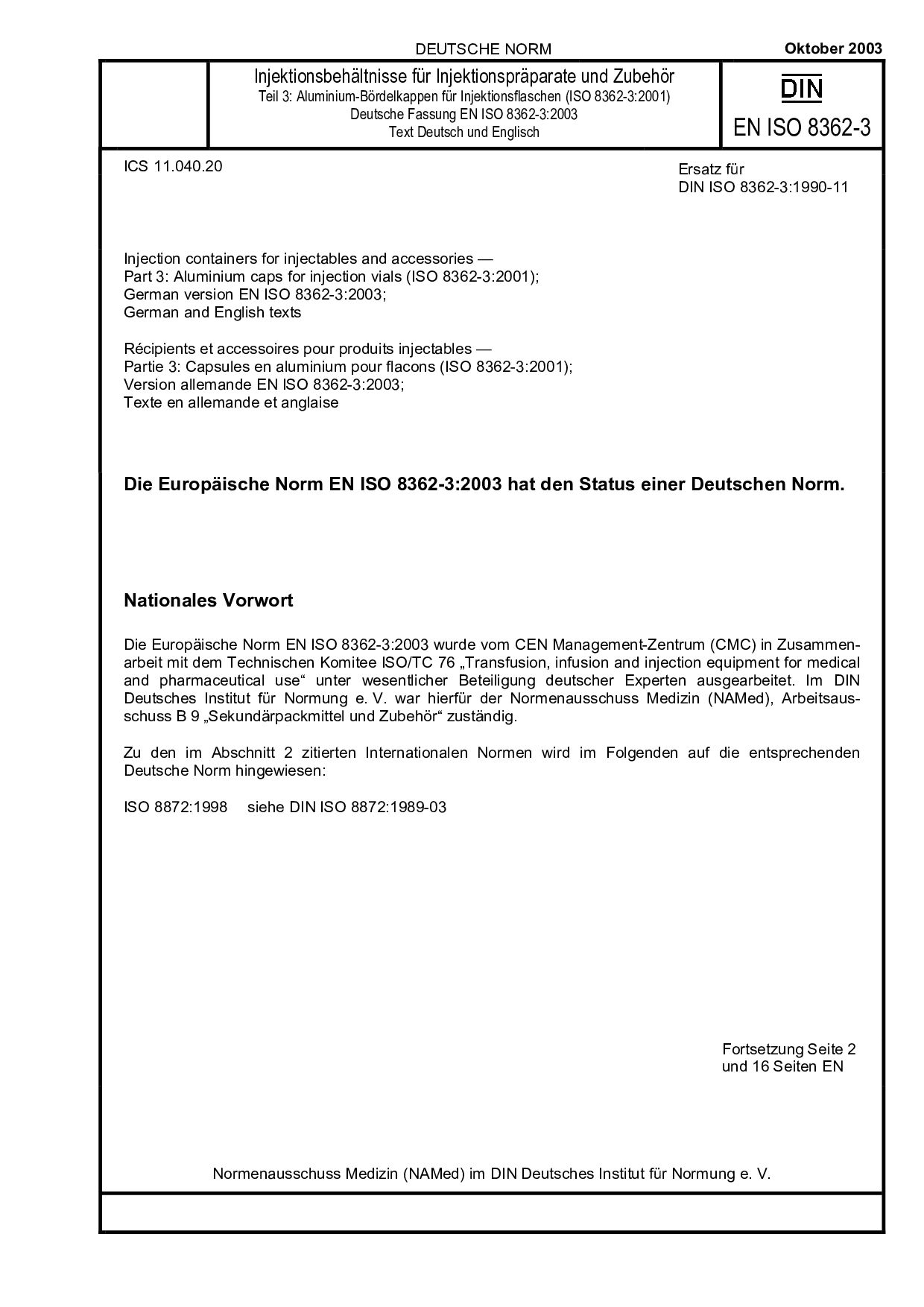DIN EN ISO 8362-3:2003