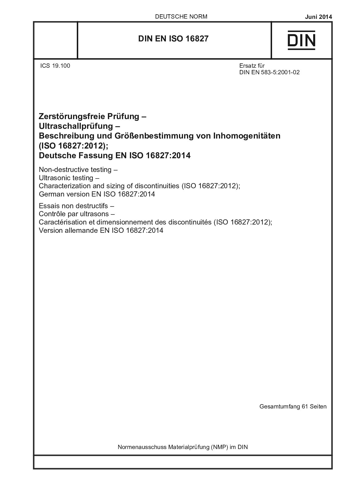 DIN EN ISO 16827:2014-06