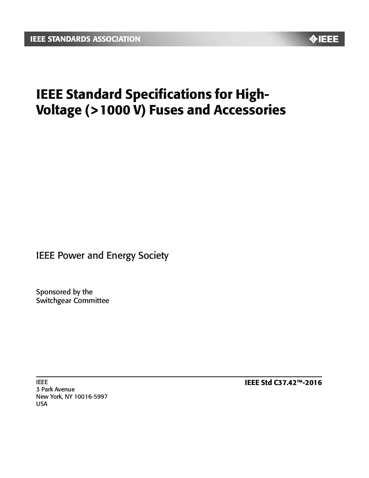 IEEE Std C37.42-2016