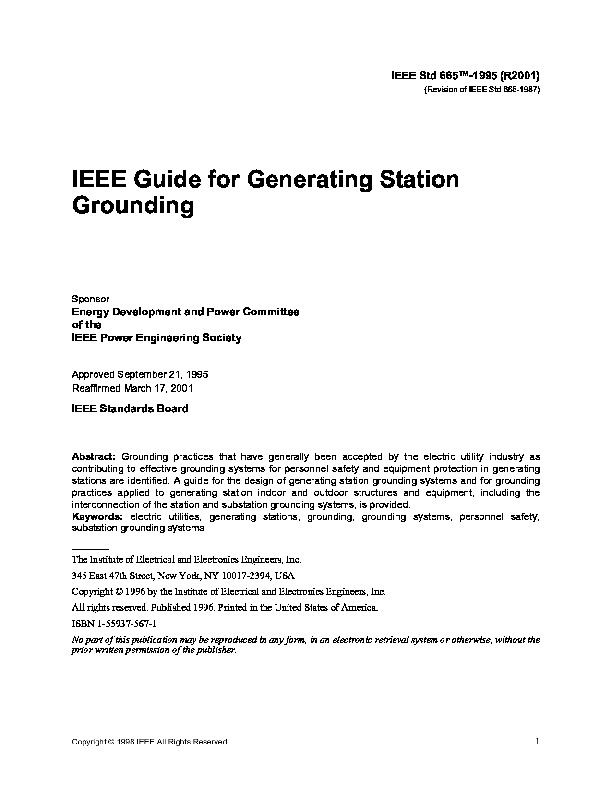 IEEE 665-2001封面图