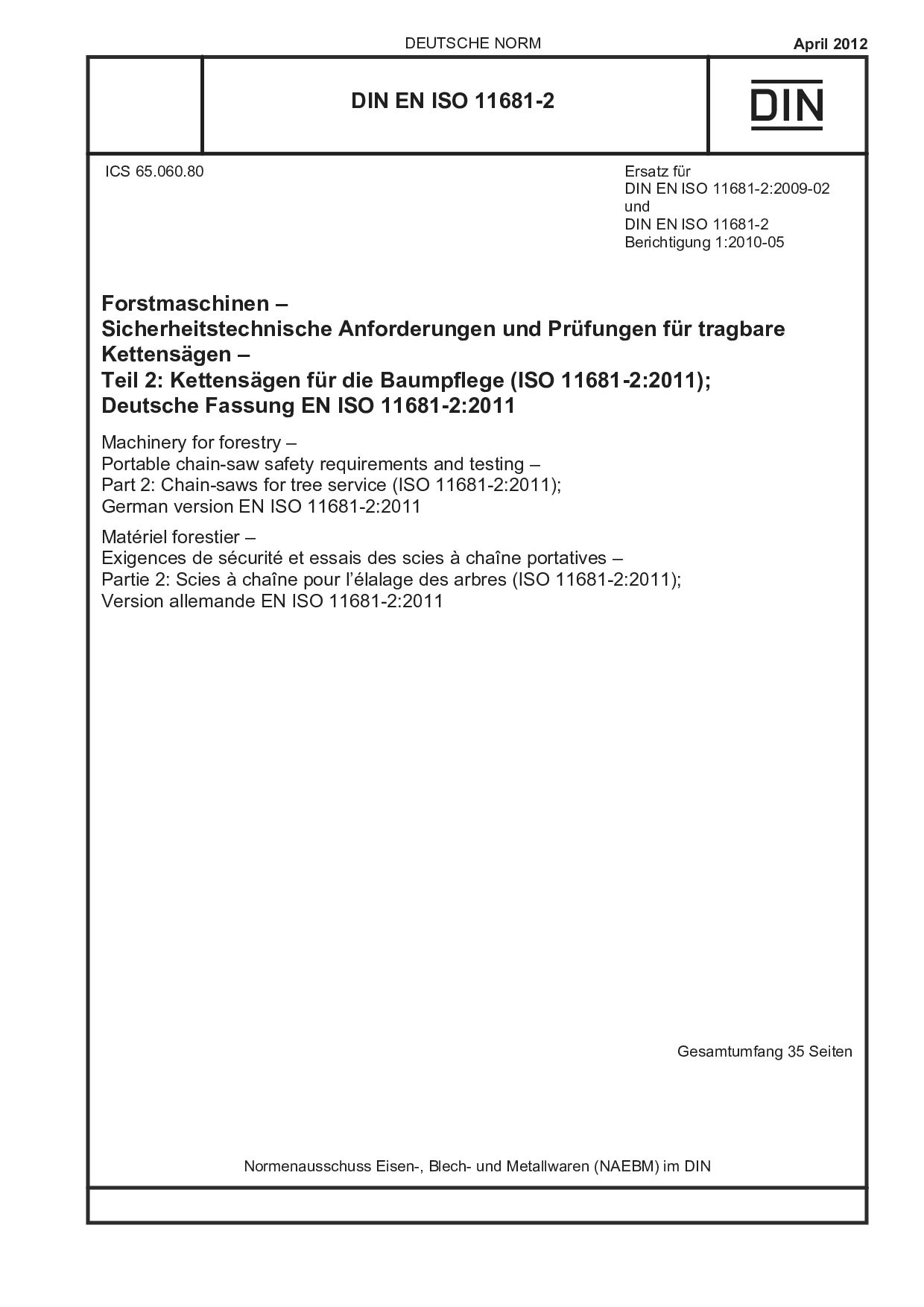 DIN EN ISO 11681-2:2012封面图