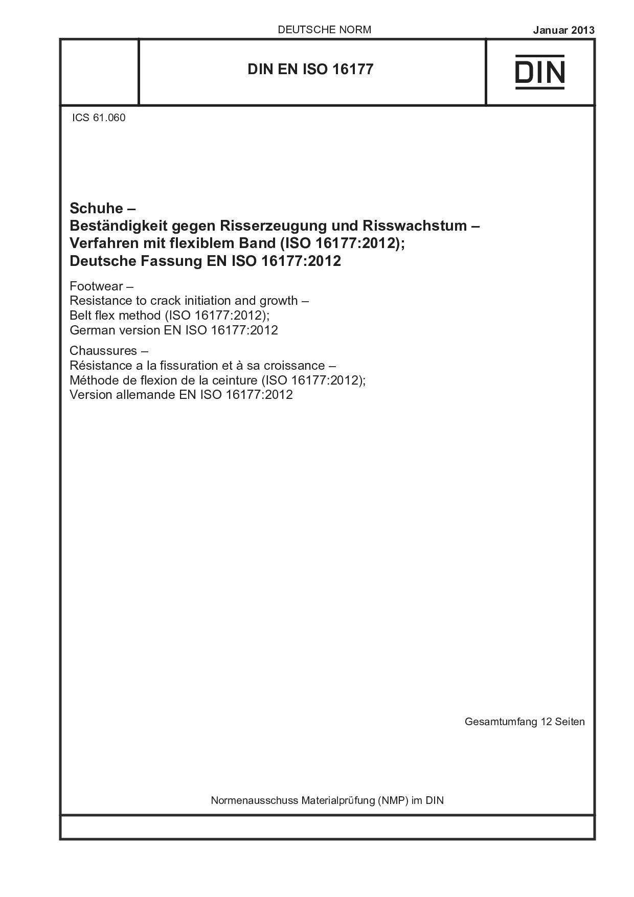 DIN EN ISO 16177:2013
