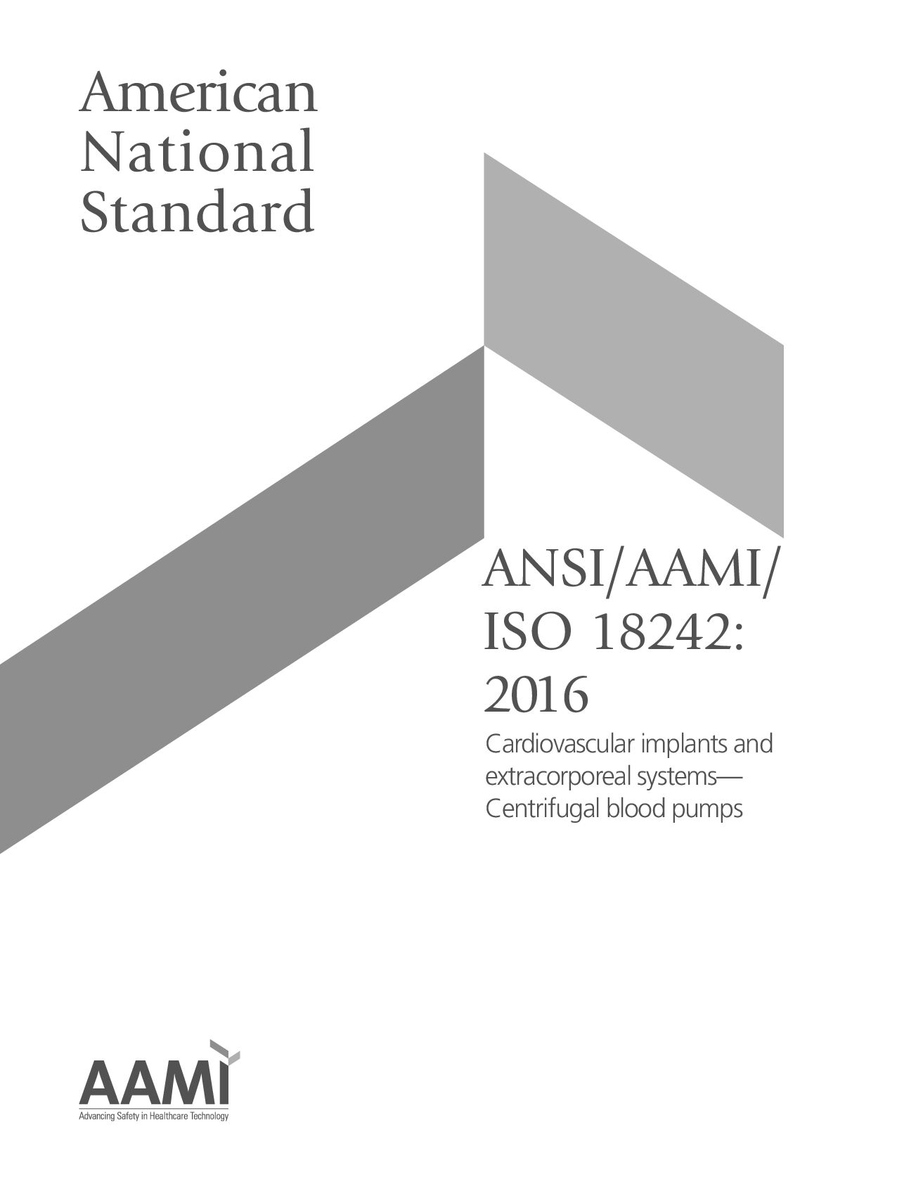 ANSI/AAMI/ISO 18242:2016封面图