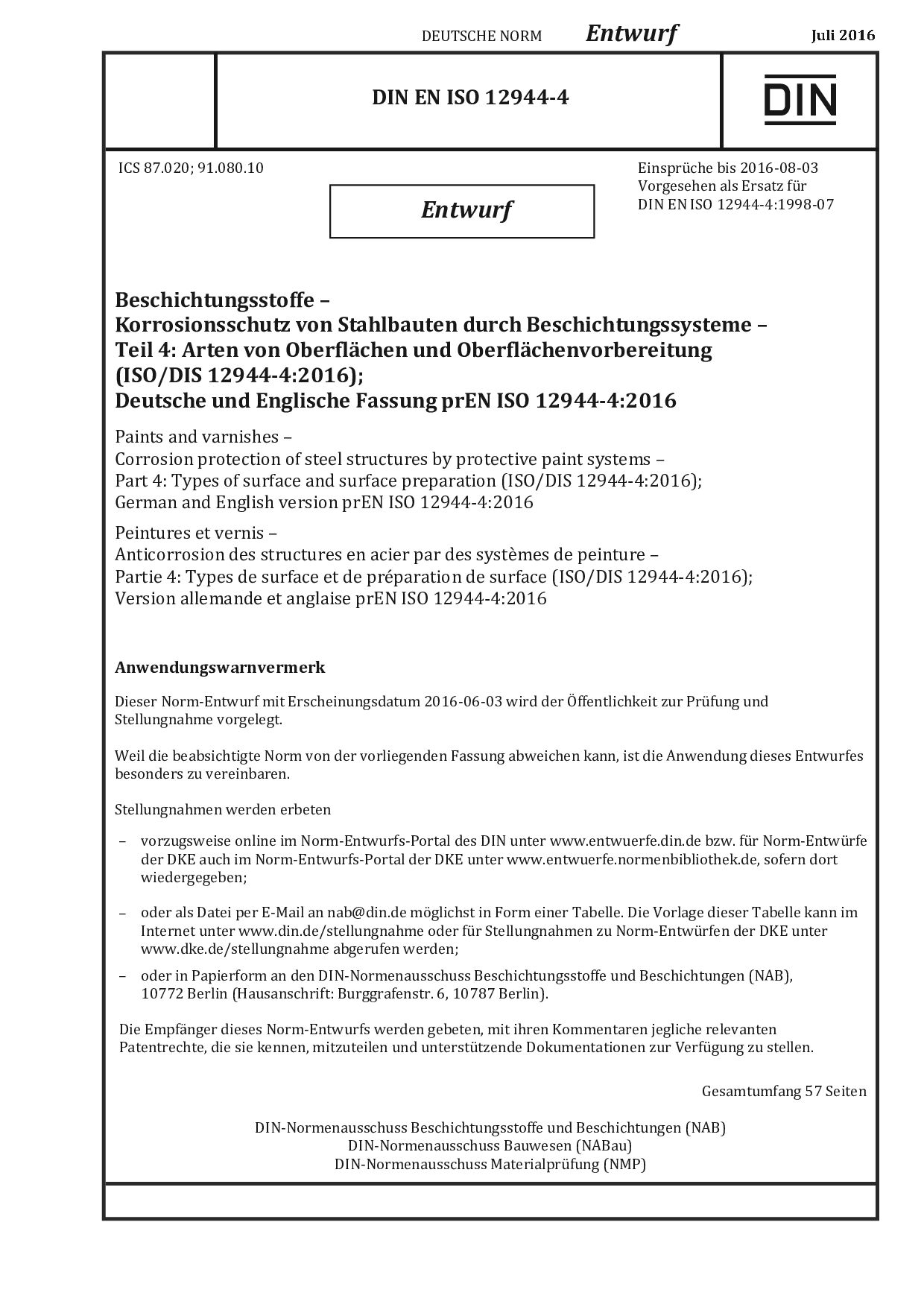 DIN EN ISO 12944-4 E:2016-07封面图