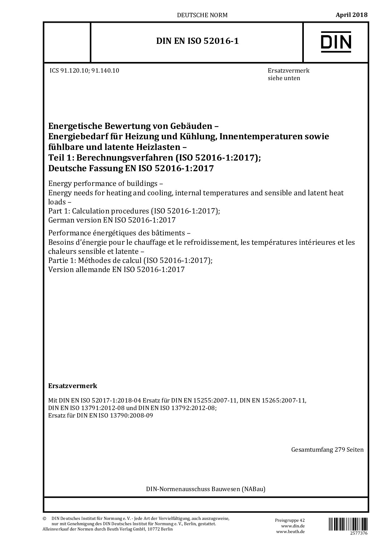 DIN EN ISO 52016-1:2018封面图