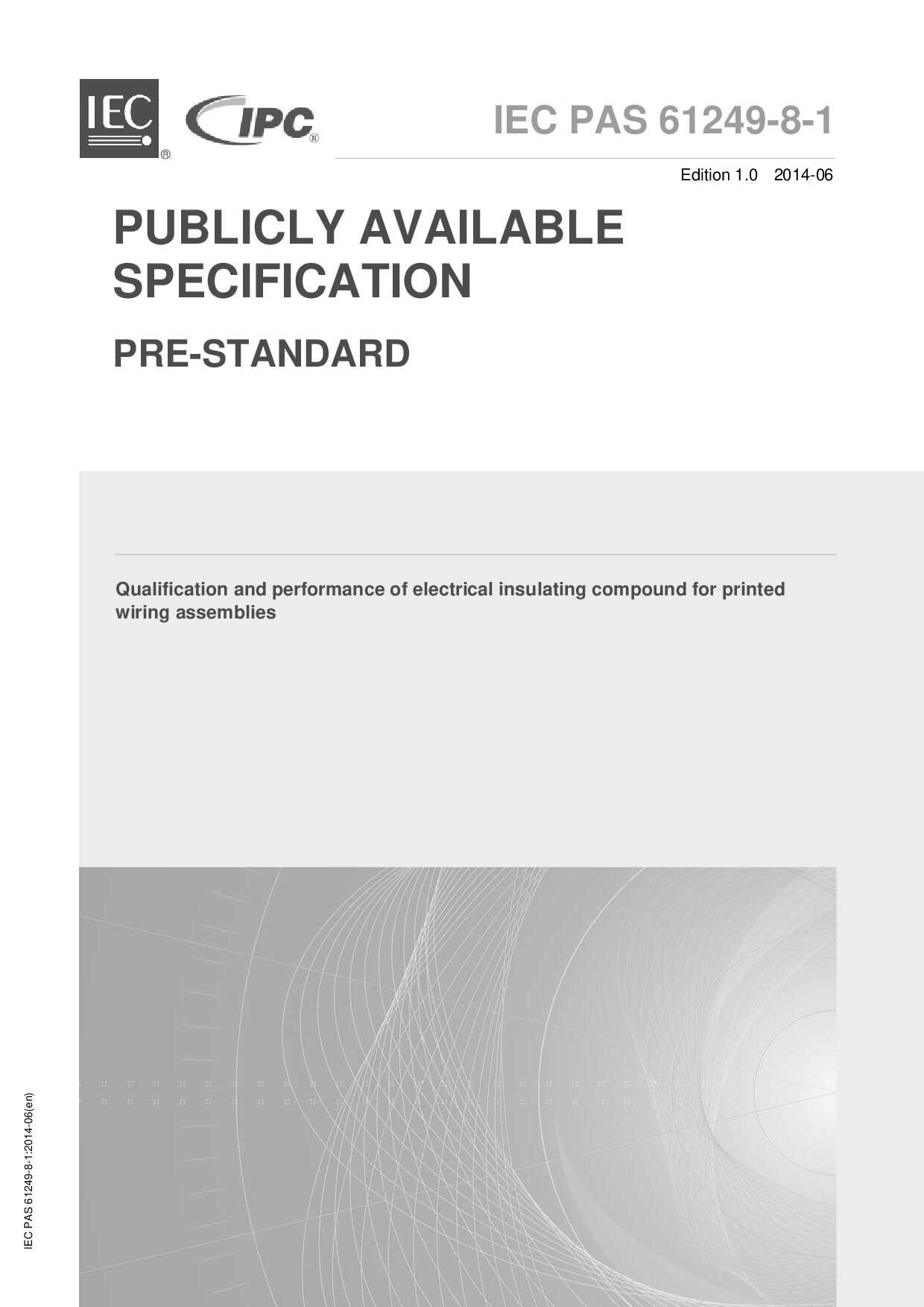IEC PAS 61249-8-1:2014封面图