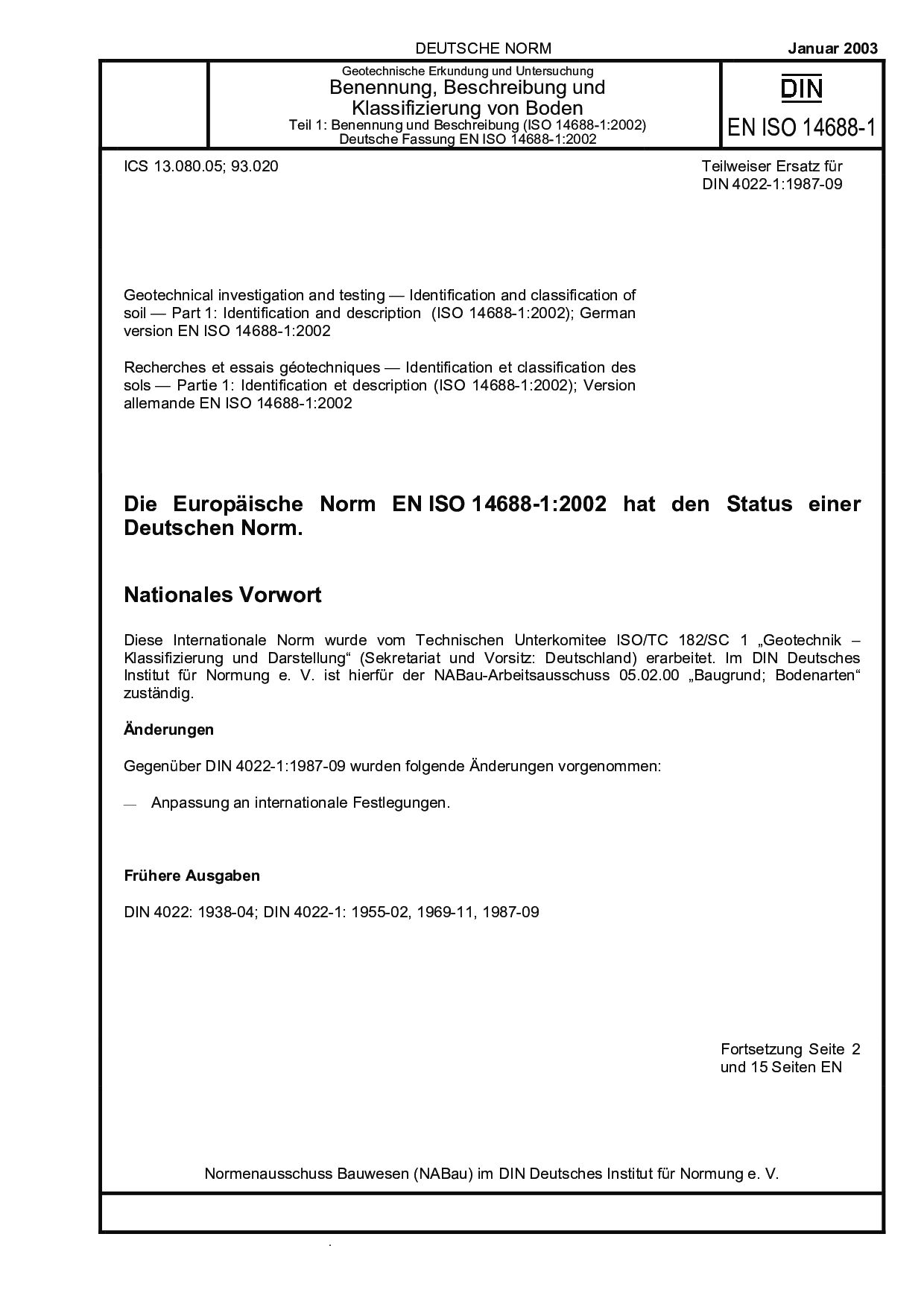 DIN EN ISO 14688-1:2003封面图