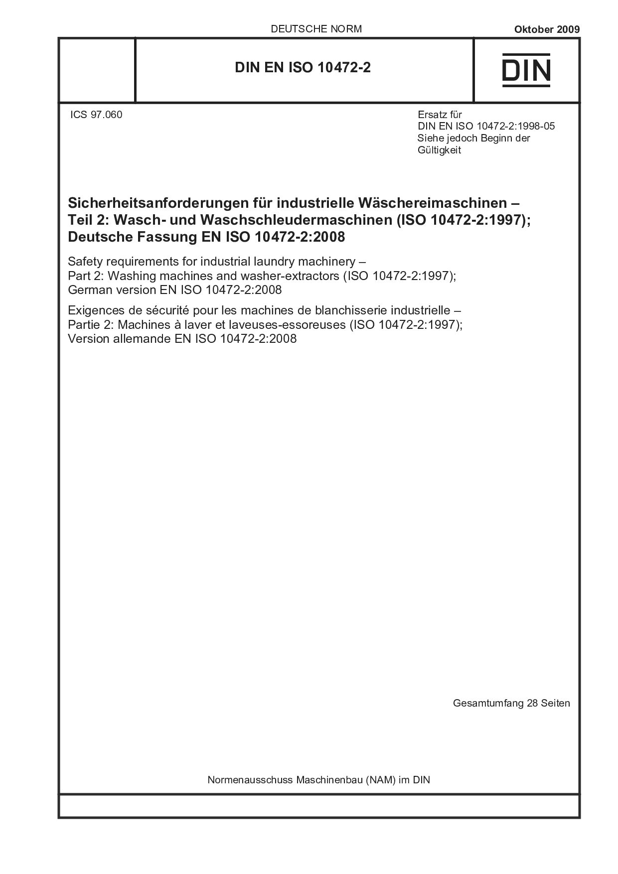 DIN EN ISO 10472-2:2009封面图