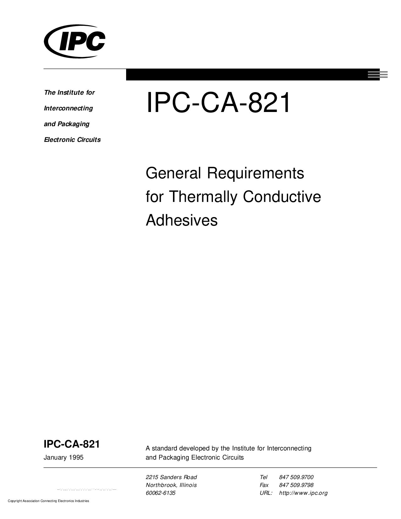 IPC CA-821-1995封面图