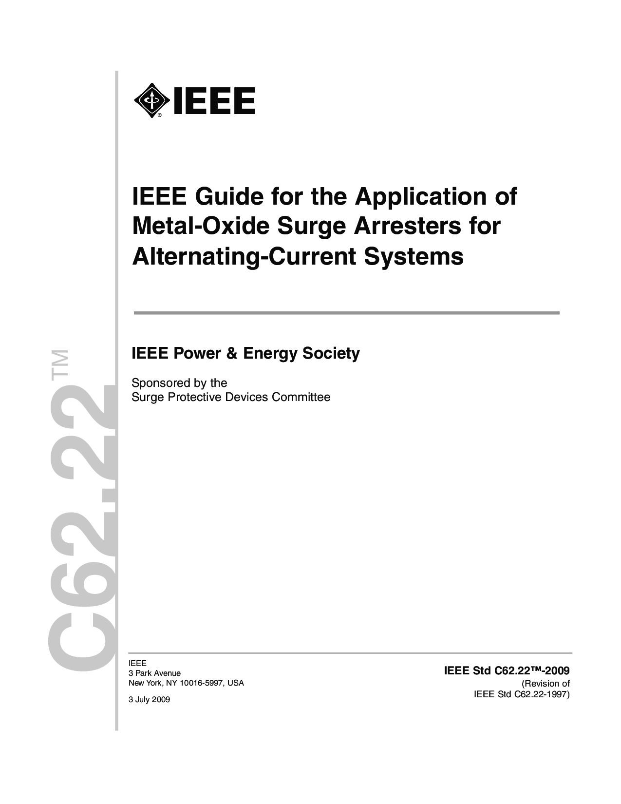 IEEE Std C62.22-2009封面图