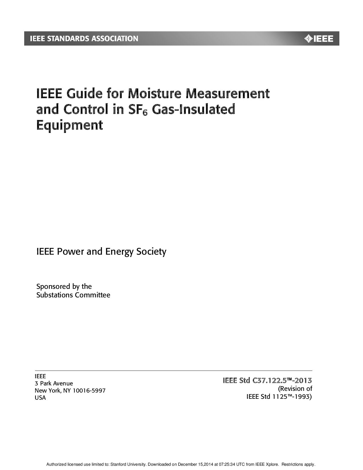 IEEE Std C37.122.5-2013封面图