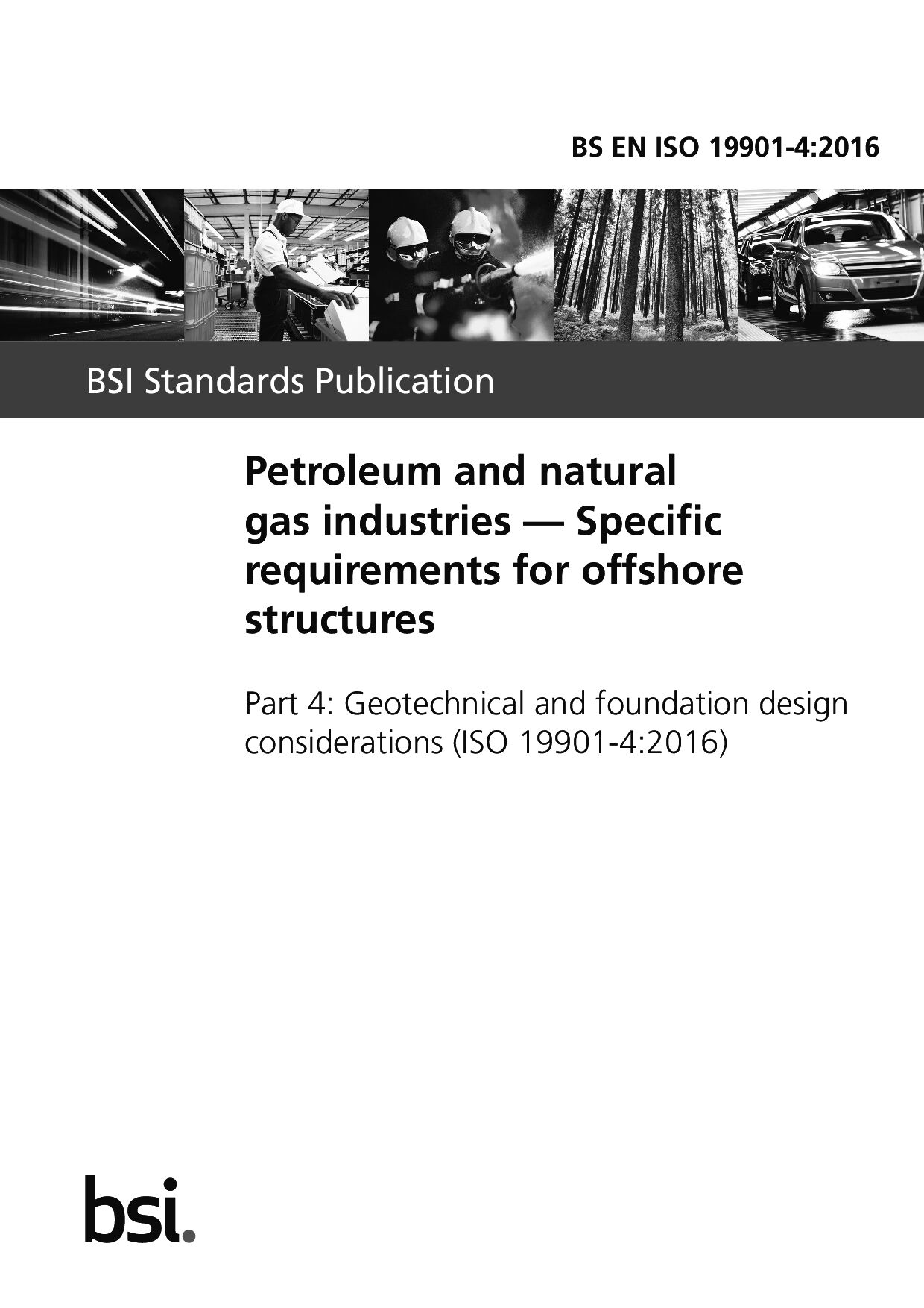 BS EN ISO 19901-4:2016封面图
