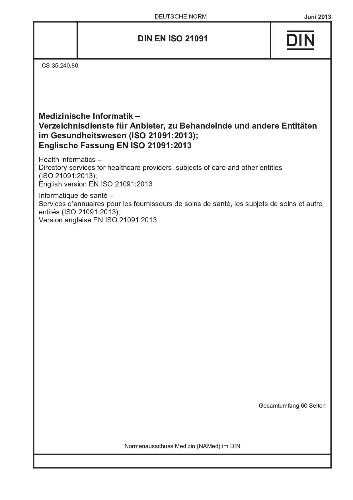 DIN EN ISO 21091:2013-06