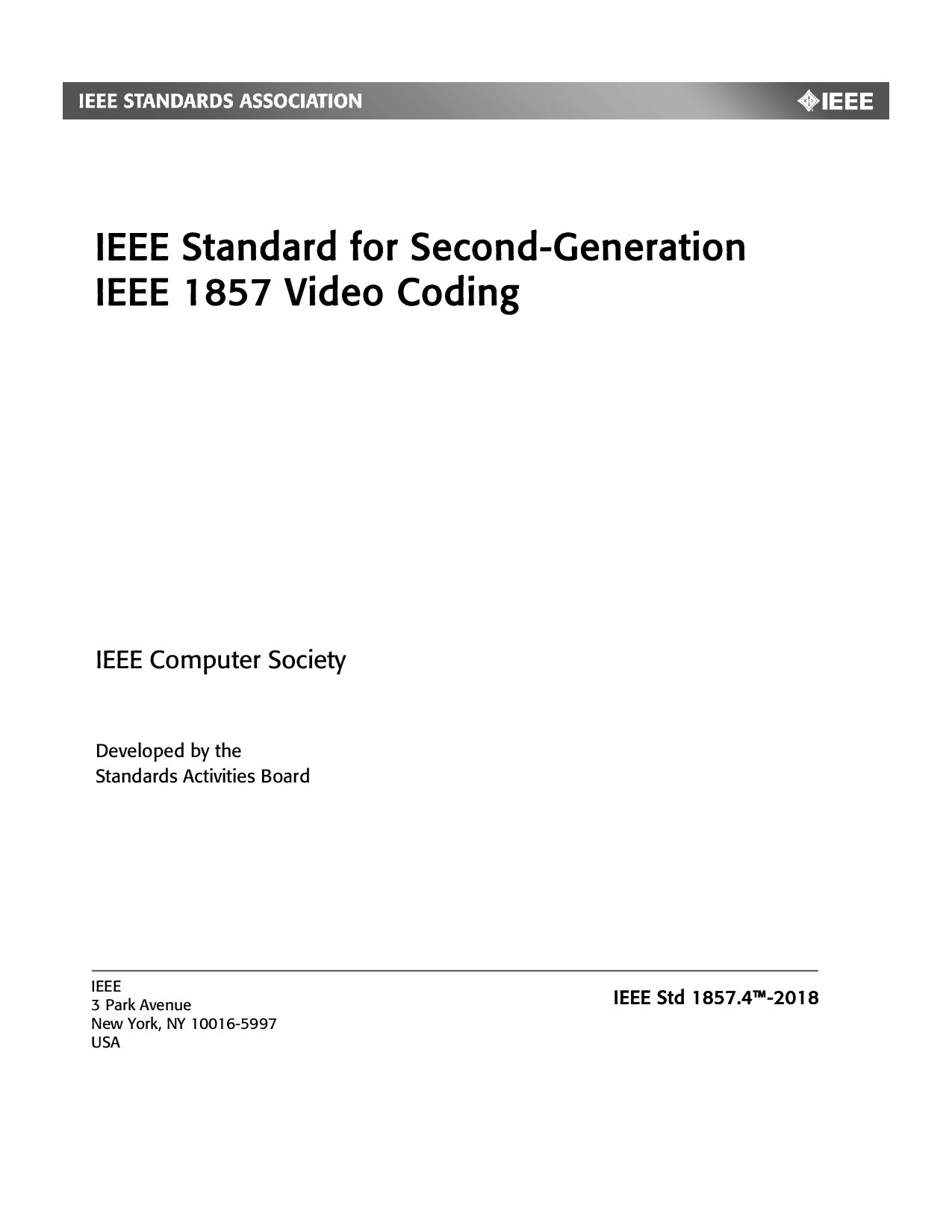 IEEE Std 1857.4-2018