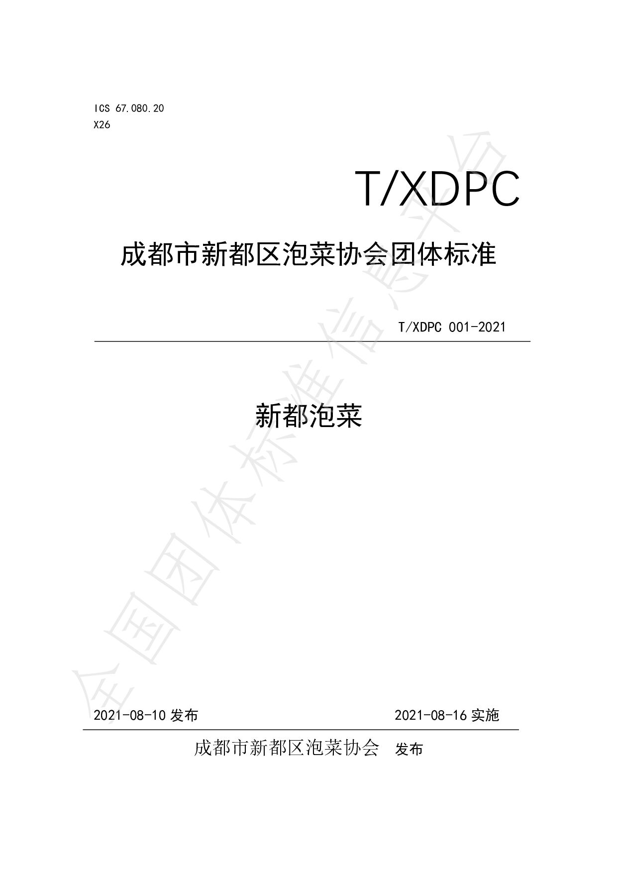 T/XDPC 001-2021封面图