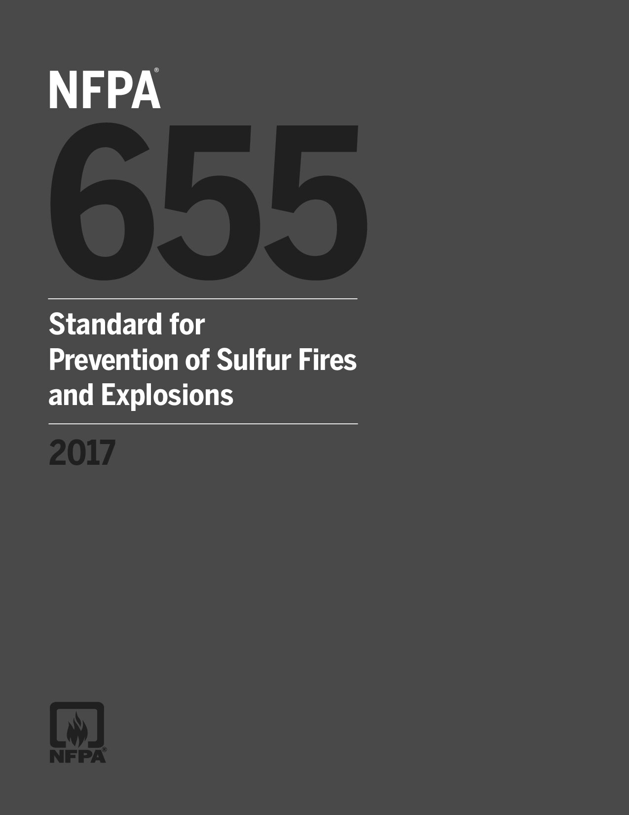 NFPA 655-2017封面图