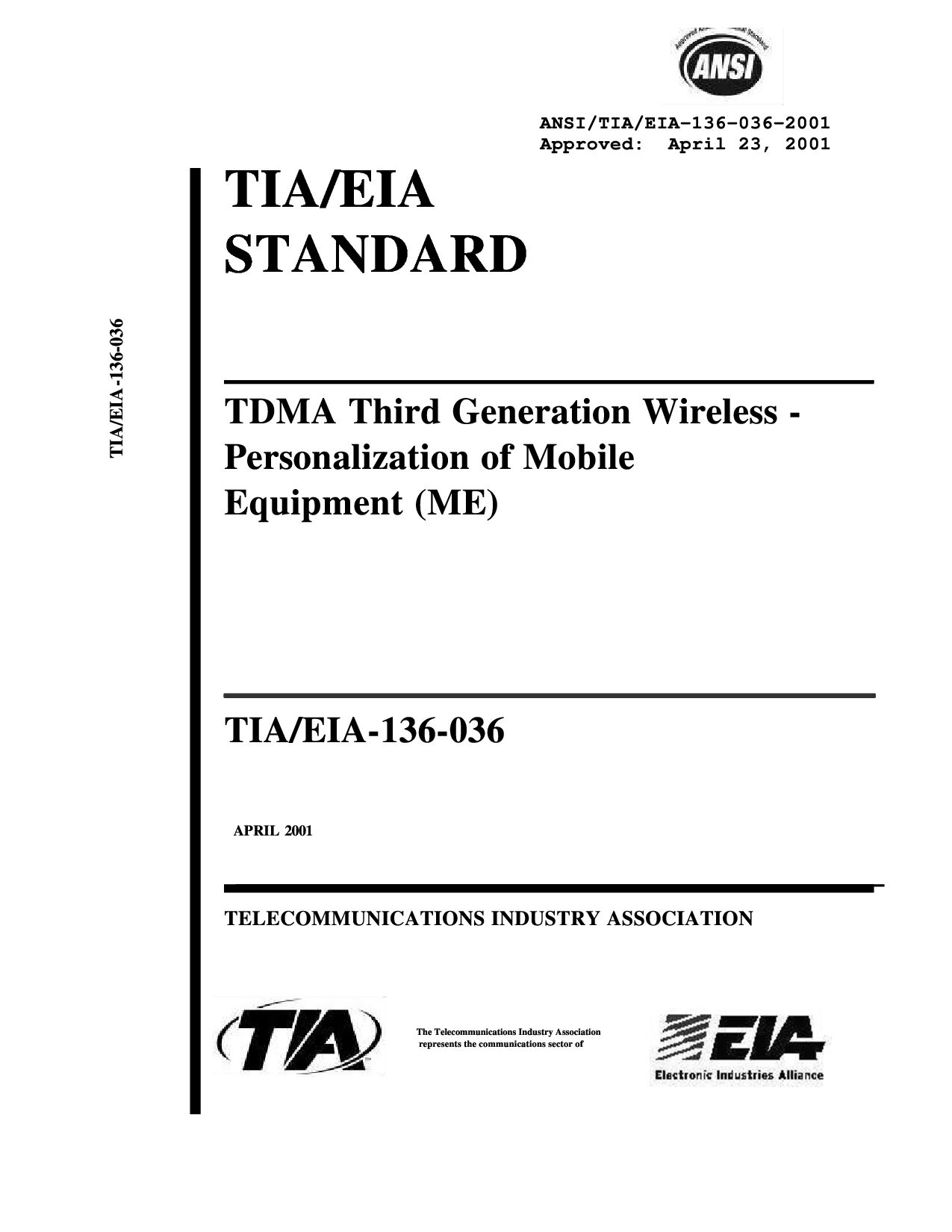ANSI/TIA/EIA-136-036-2001