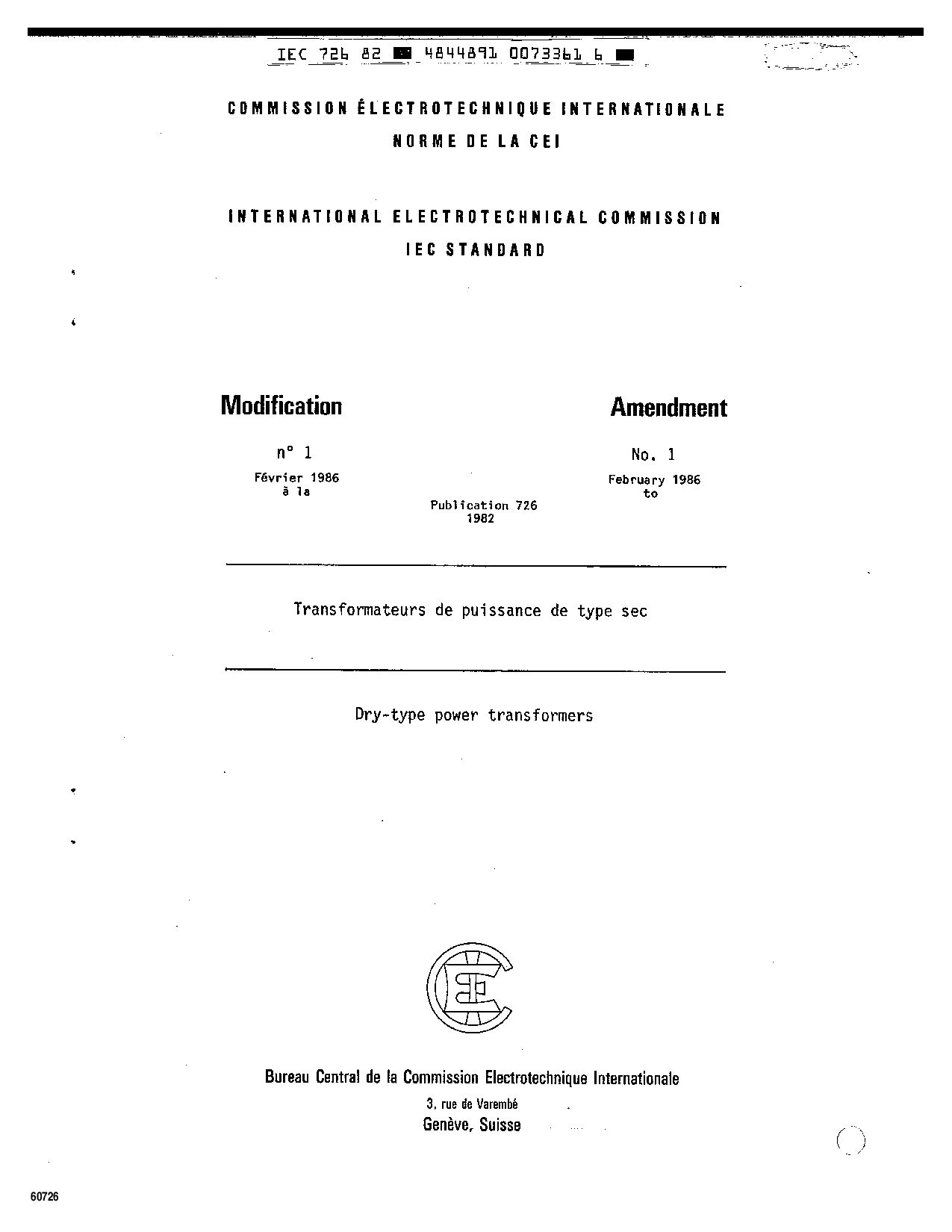 IEC 60726:1982/AMD1:1986封面图