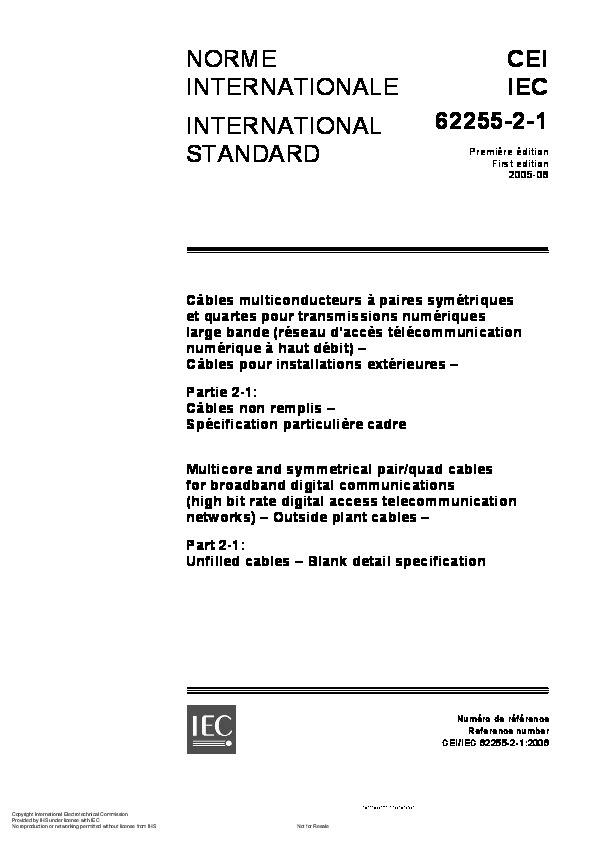 IEC 62255-2-1:2005封面图