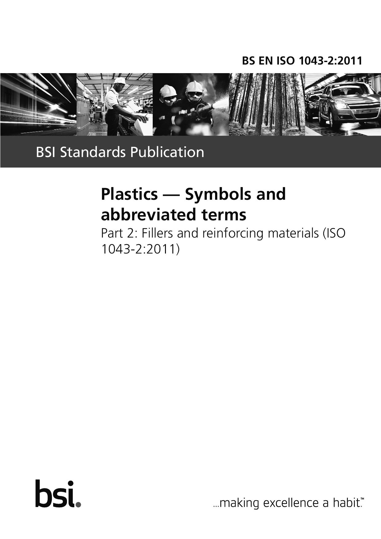 BS EN ISO 1043-2:2011