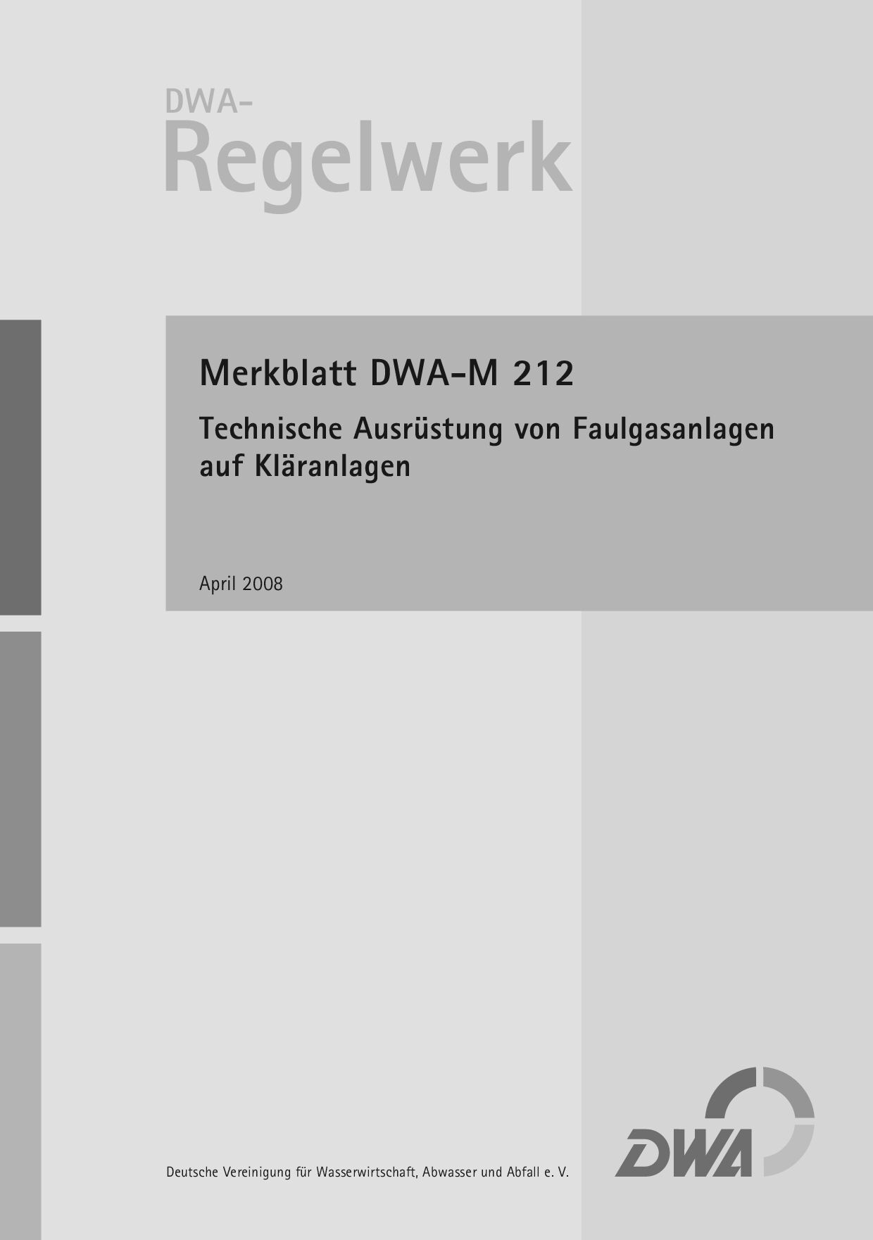 DWA-M 212:2008-04封面图
