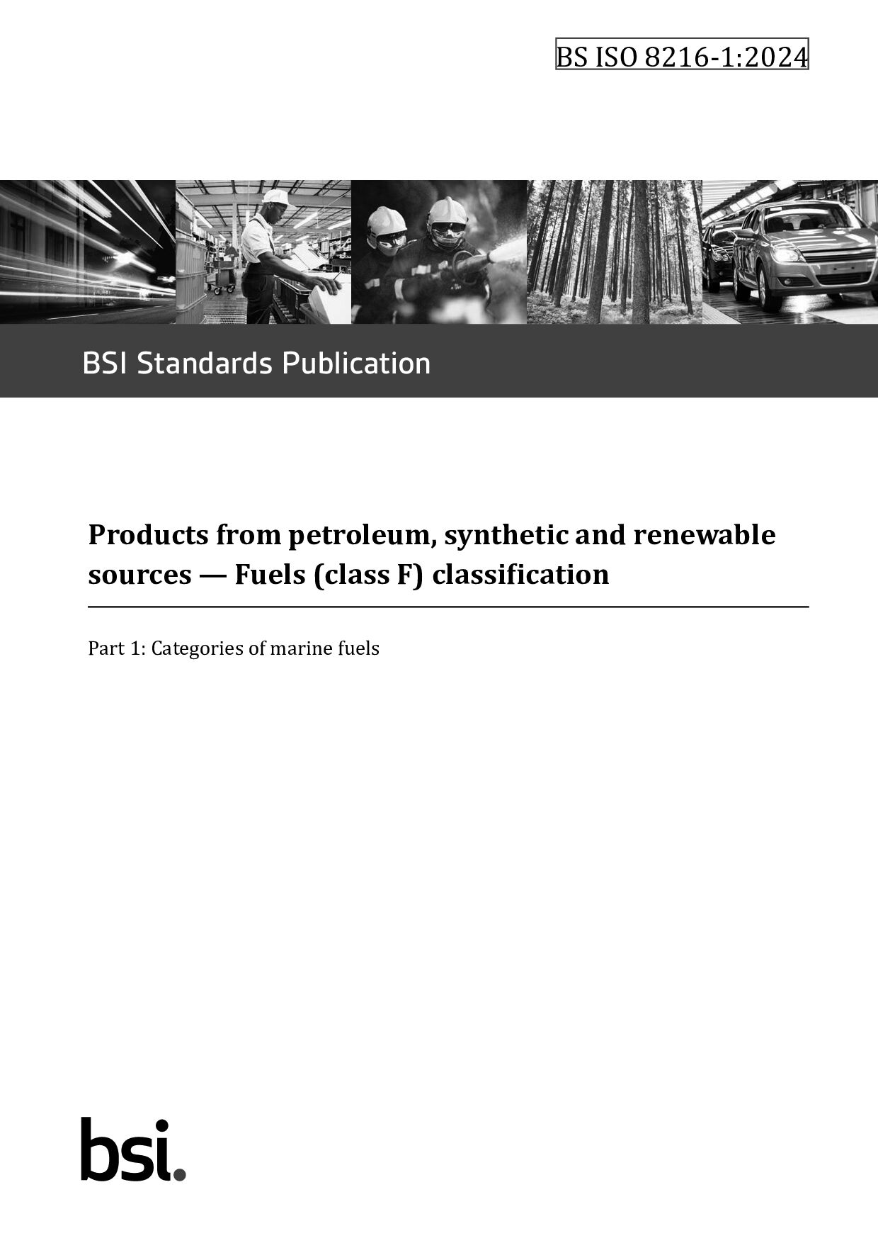 BS ISO 8216-1:2024封面图