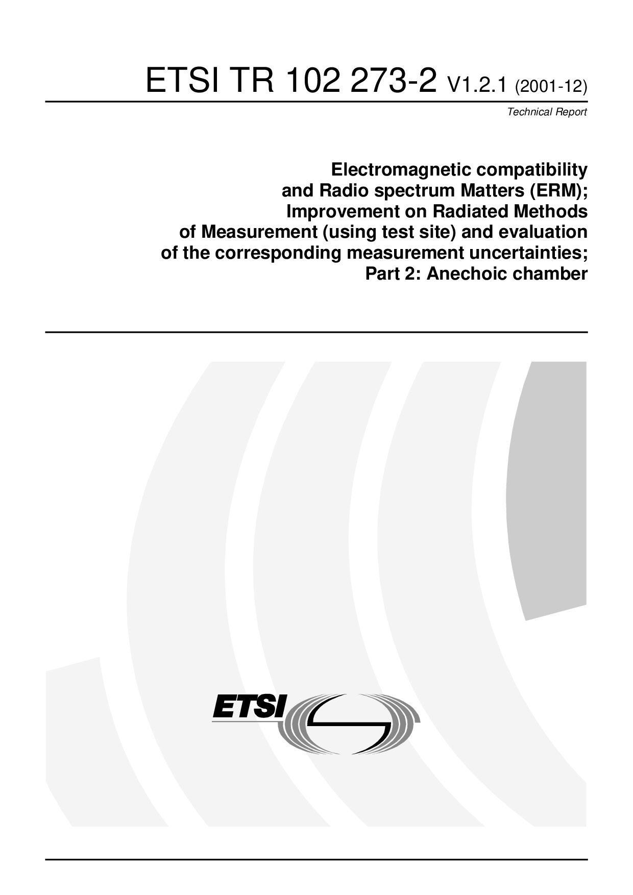 ETSI TR 102 273-2-2001封面图