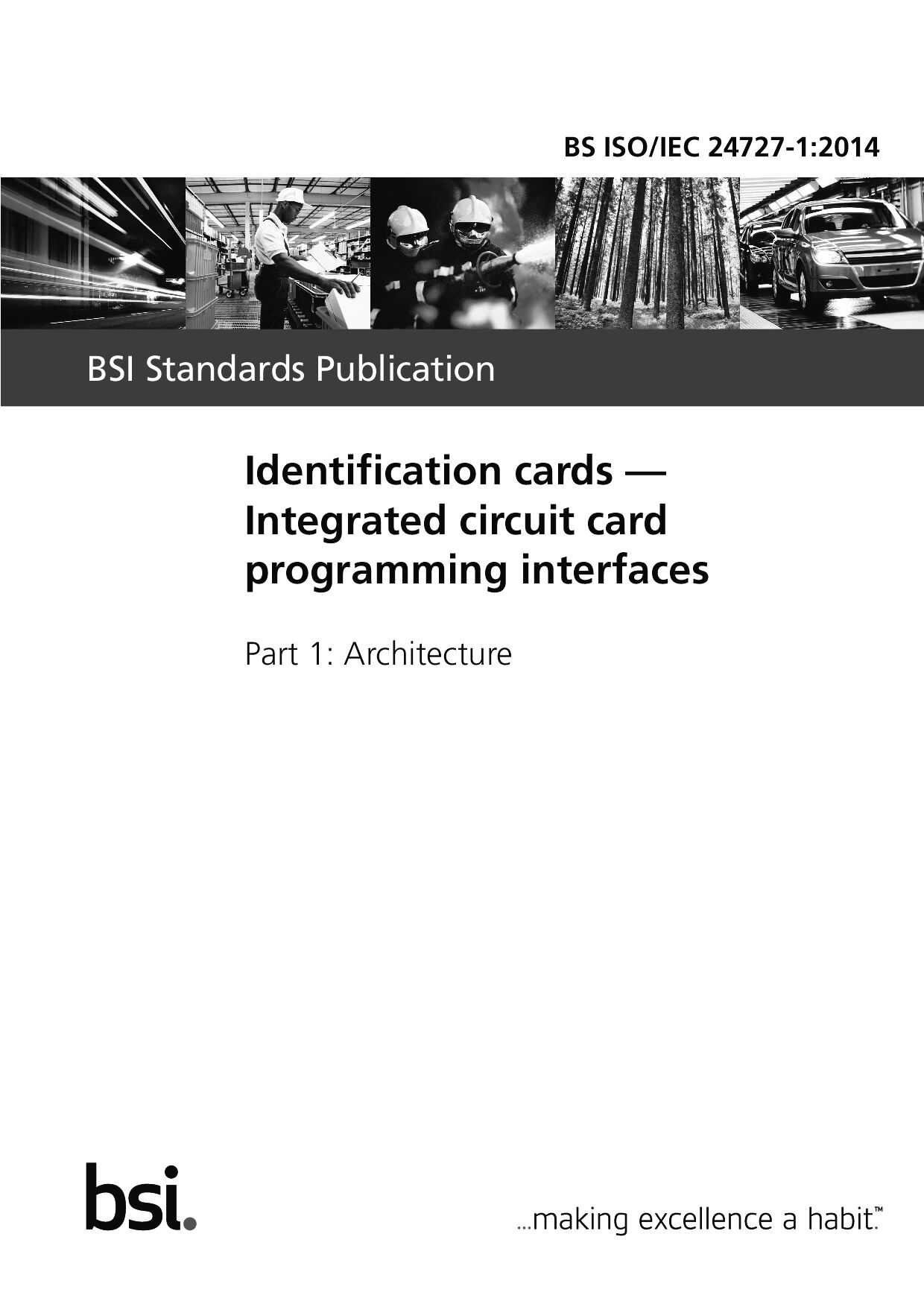 BS ISO/IEC 24727-1:2014