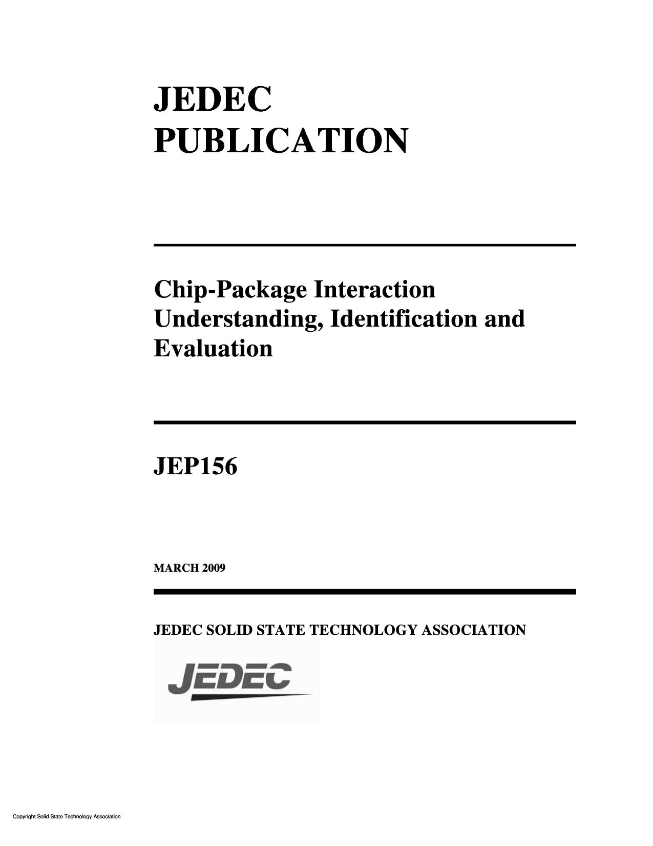 JEDEC JEP156-2009封面图