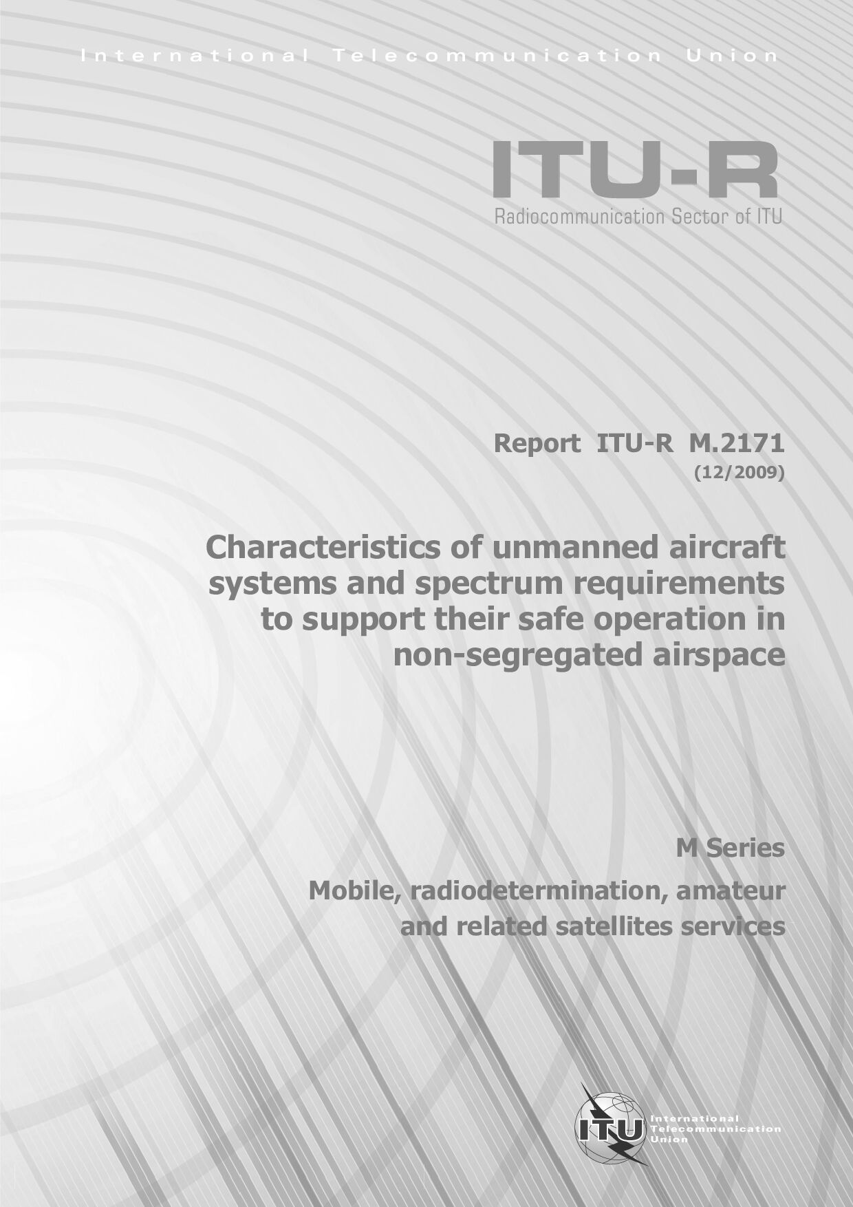 ITU-R REPORT M.2171-2009封面图