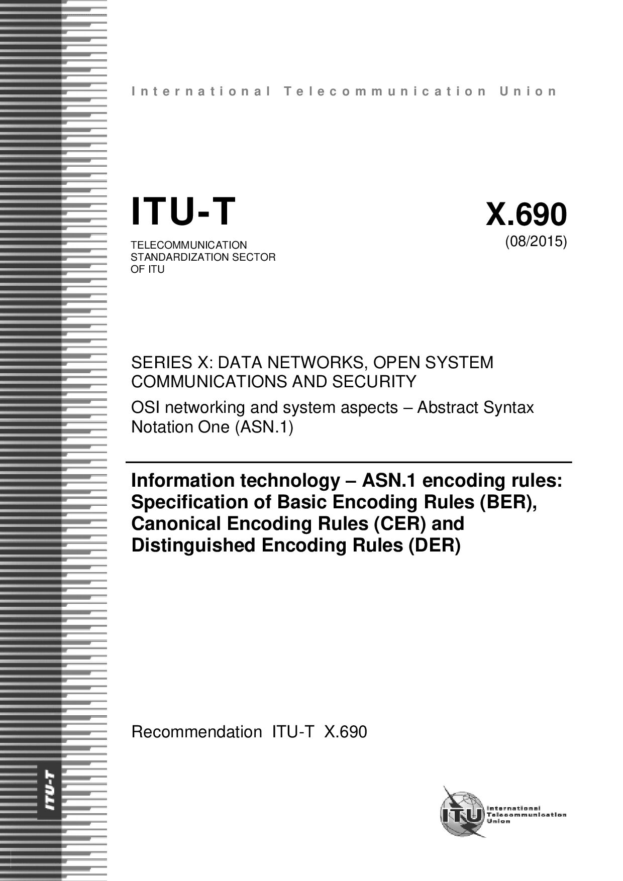 ITU-T X.690-2015封面图
